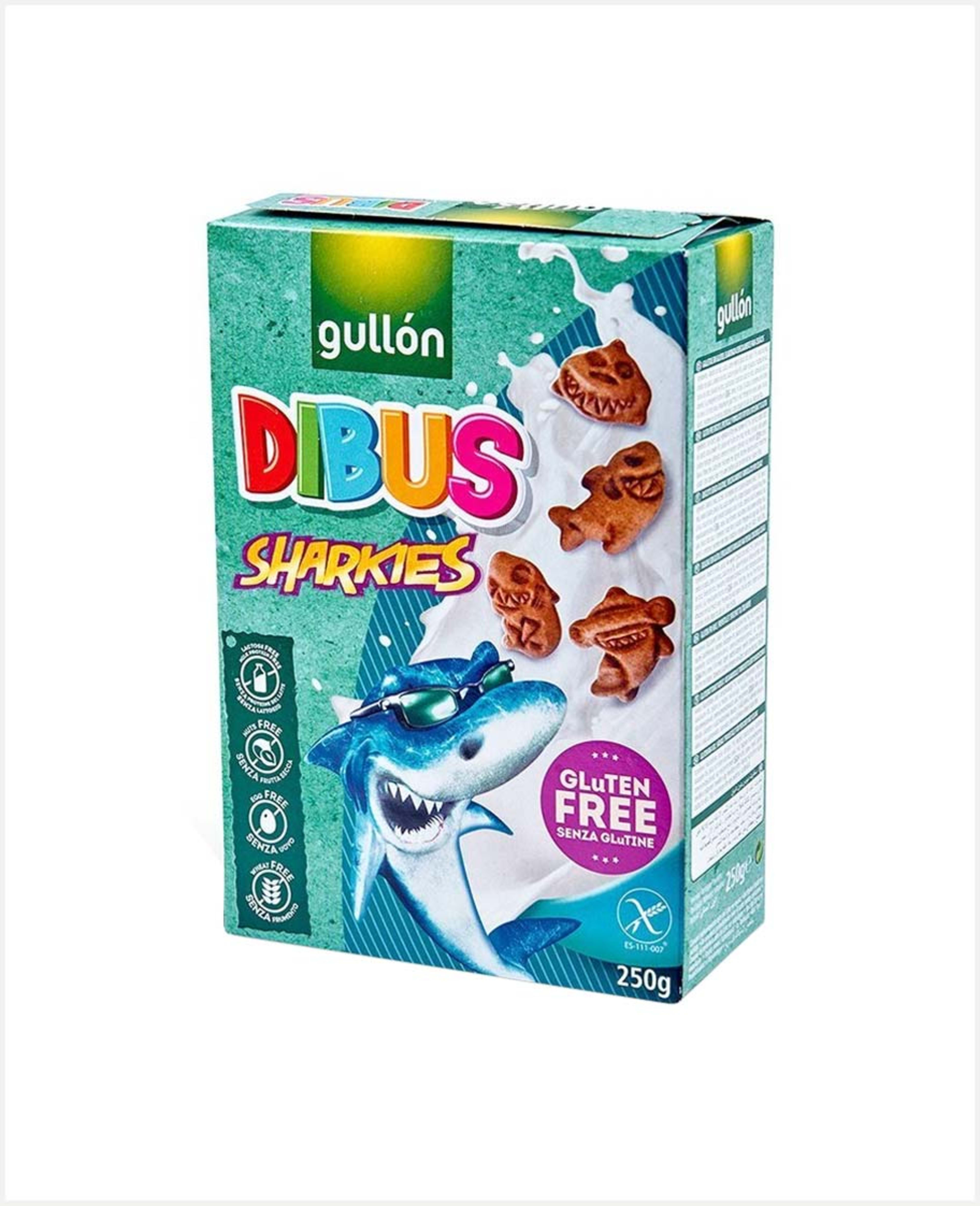 Gullon Dibus Sharkies Biscuit Gluten Free 250gm