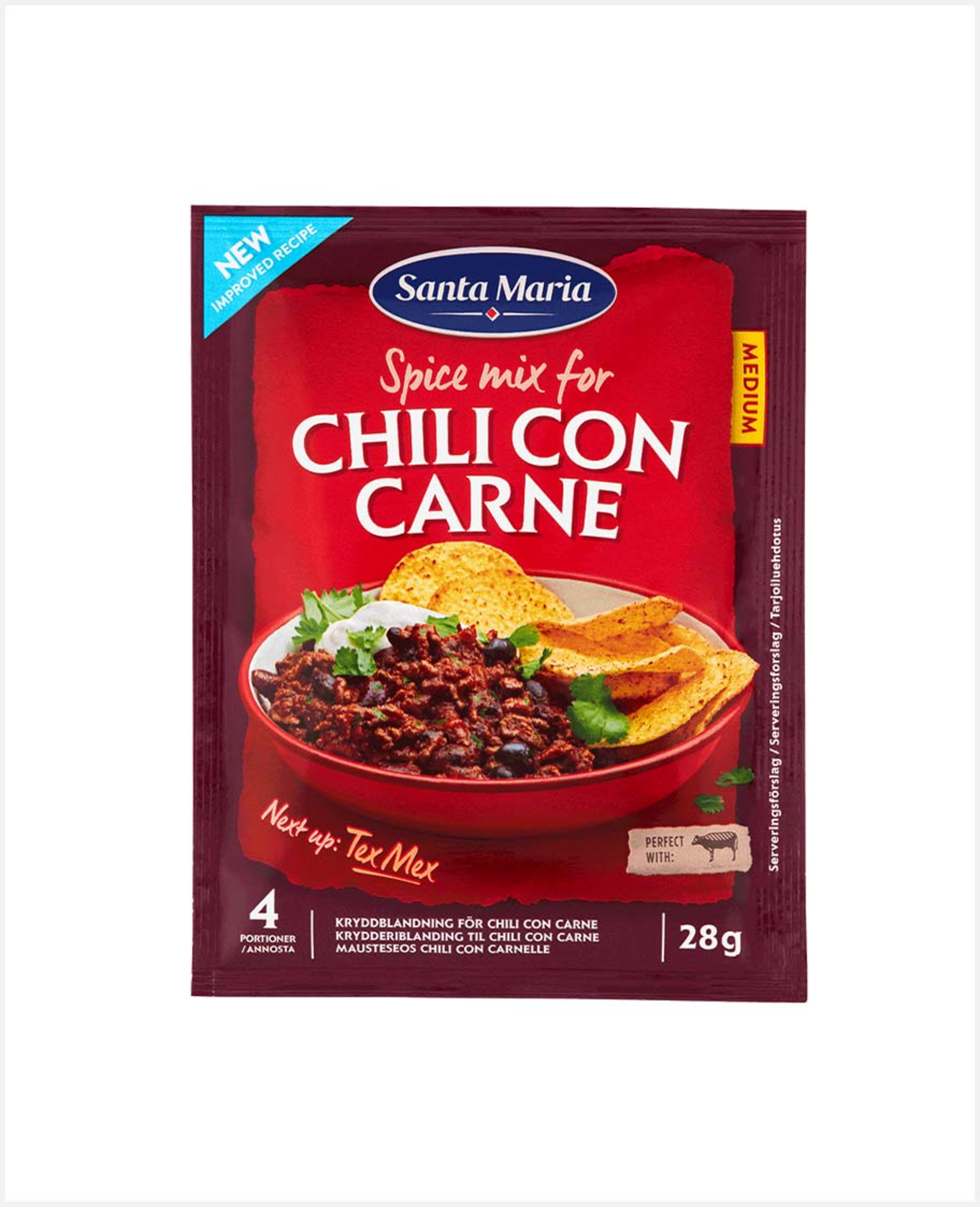 Santa Maria Chili Con Carne Spice Mix 28gm