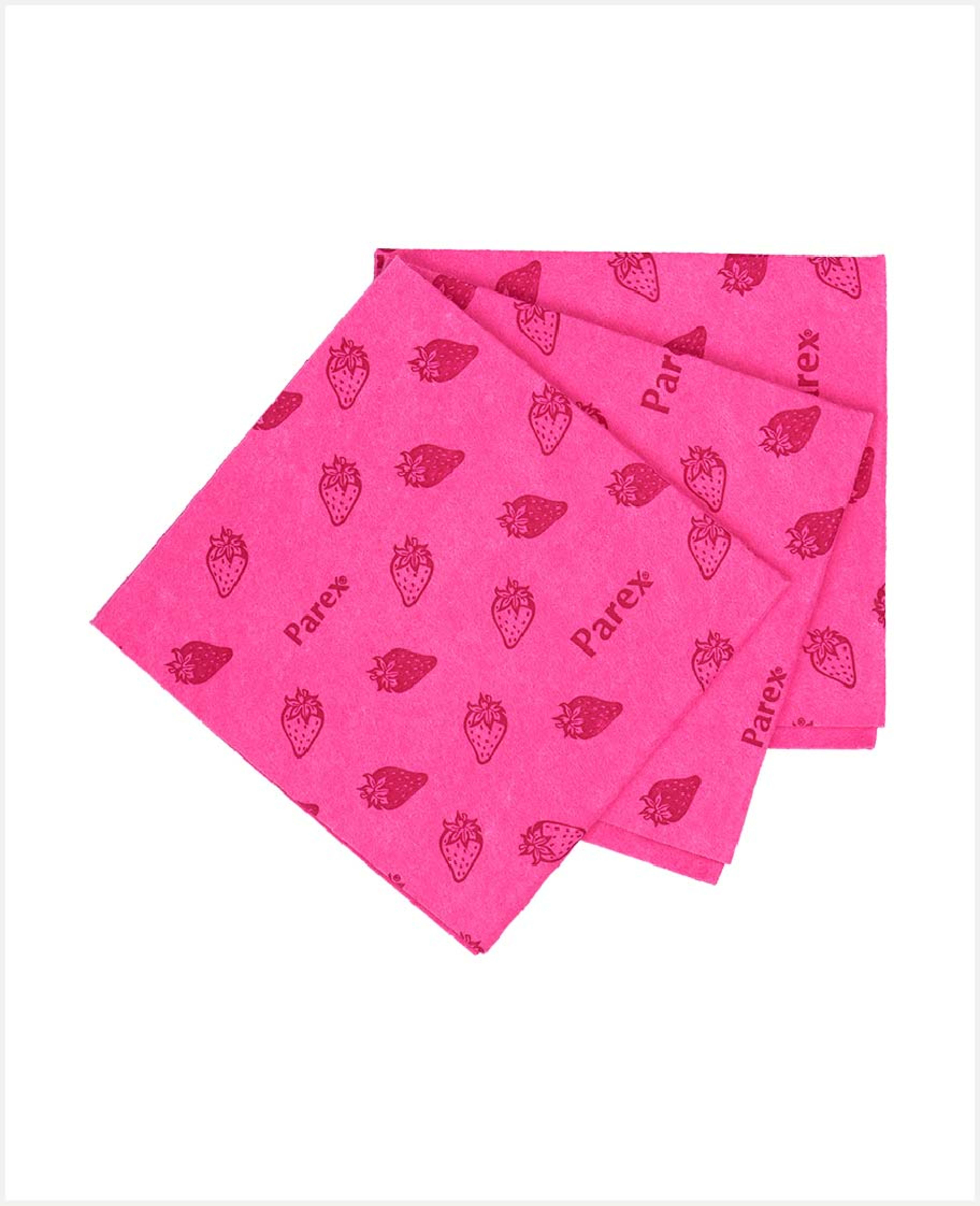 Parex All Purpose Cloths Strawberry Scented 3's 35cmx38cm