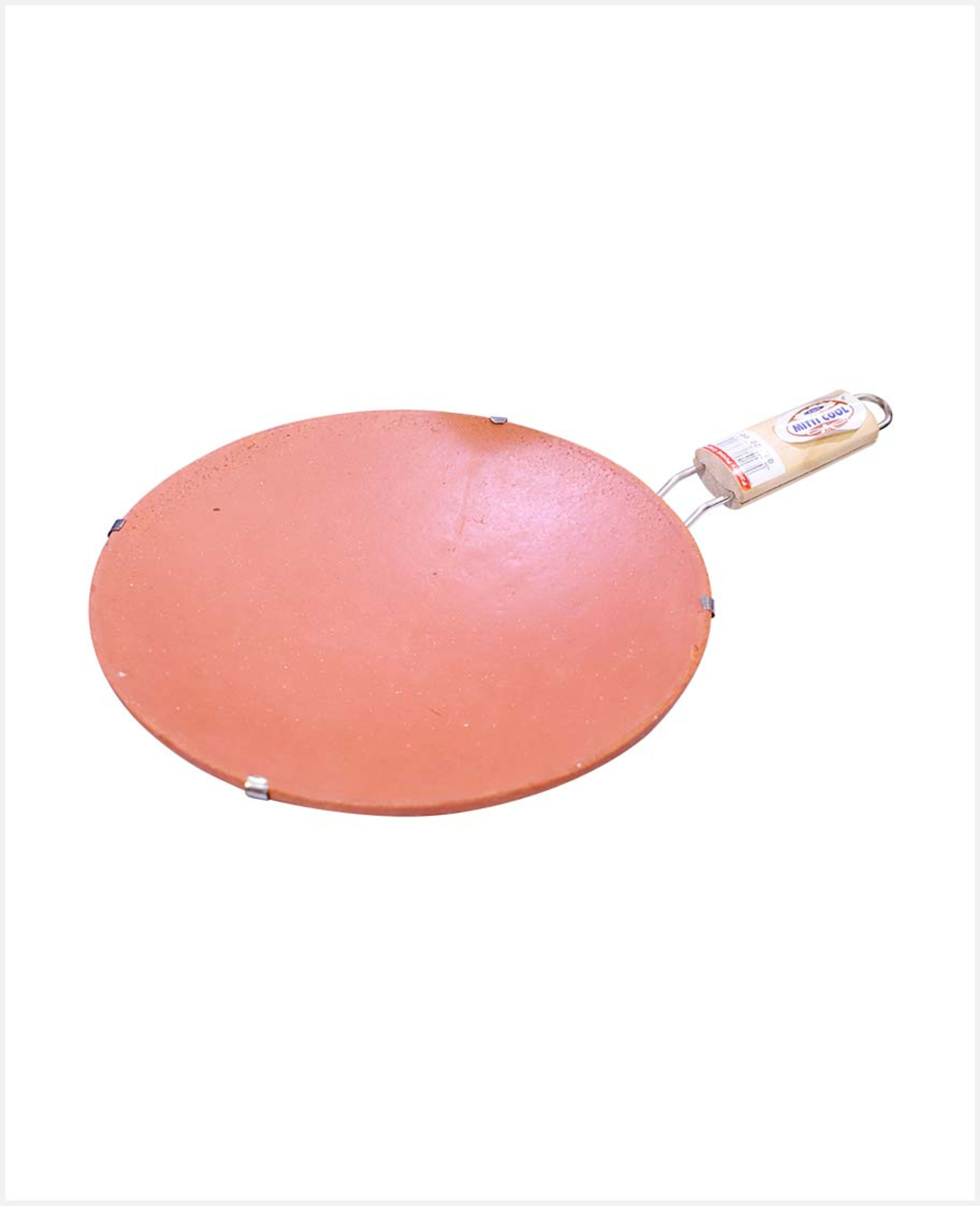Mitti Cool Simple Tawa W/ Handle 10inch Mct-128