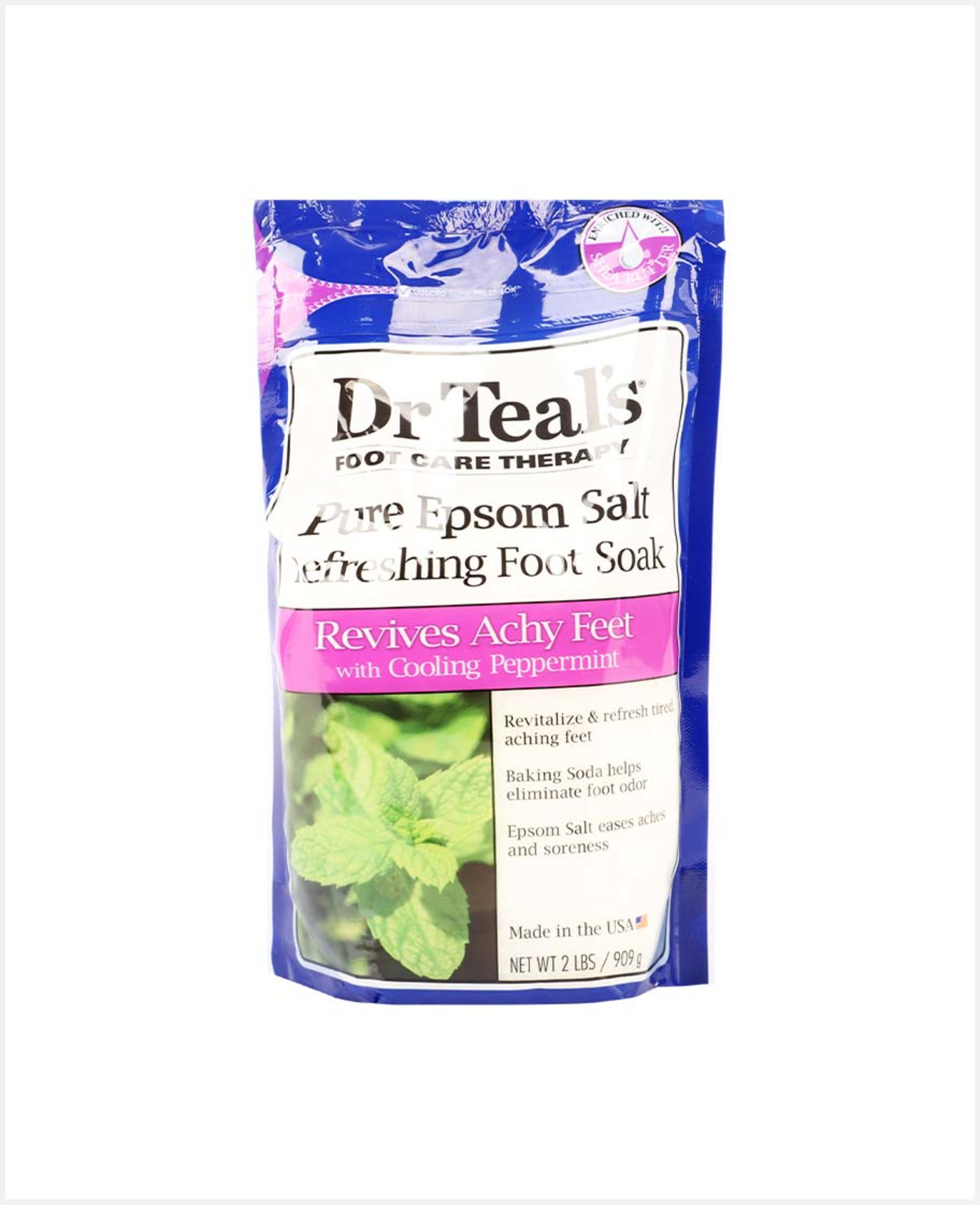 Dr Teal's Pure Epsom Salt Revives Achy Feet 909gm - image 2