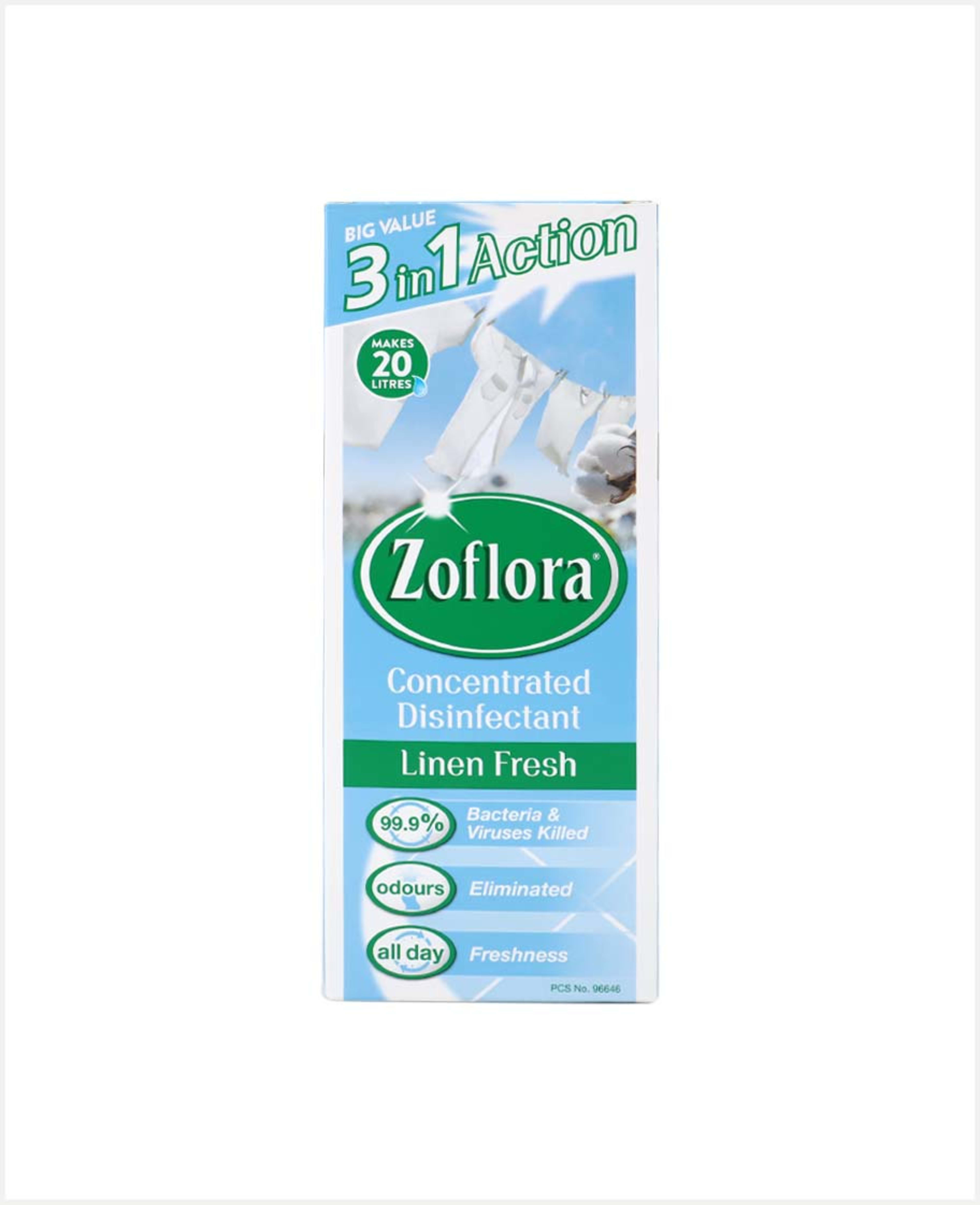 Zoflora 3in1 Concentrated Disinfectant Linen Fresh 500ml