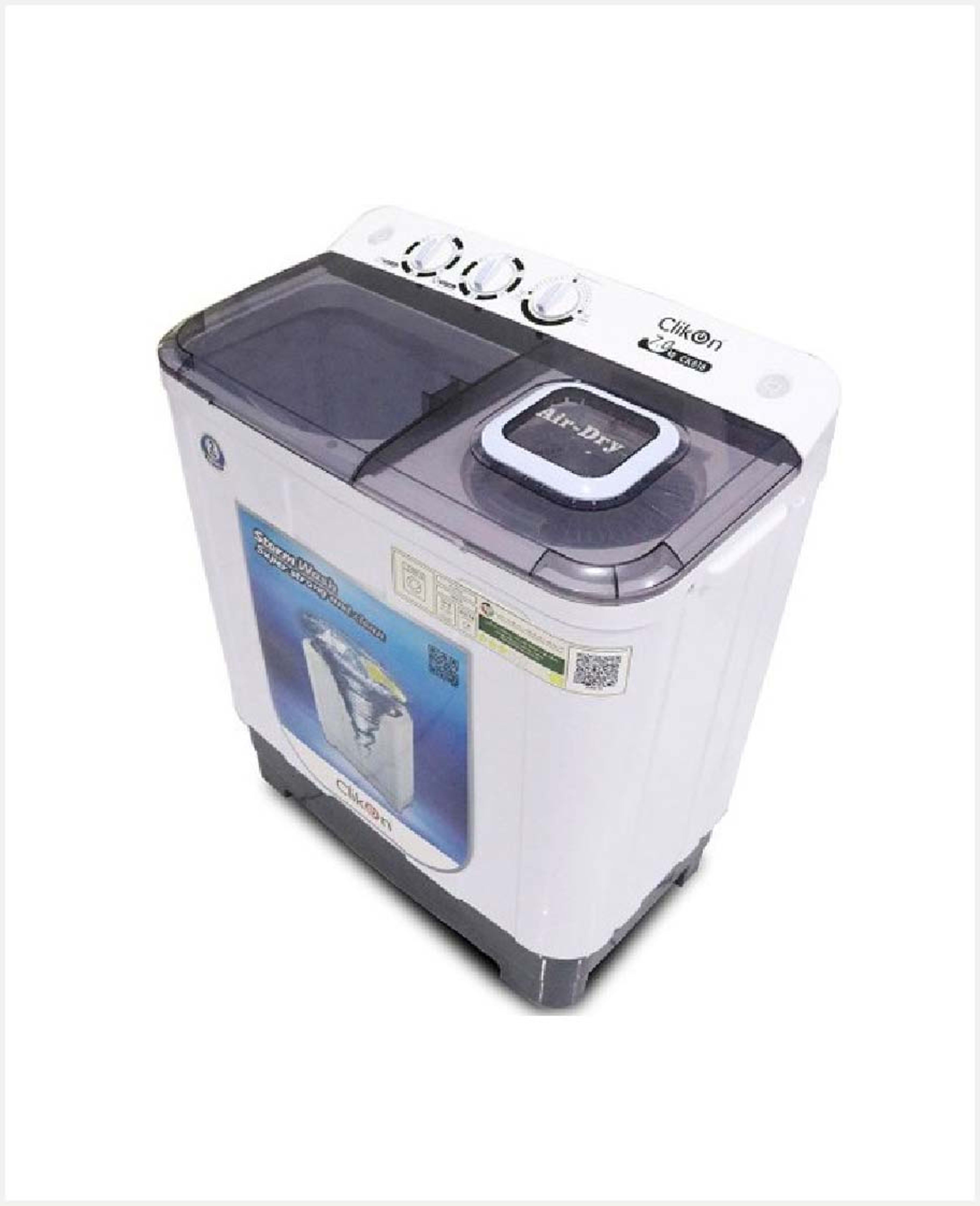 Clikon Semi Auto Washing Machine Twin Tub 7kg #ck616 - image 2