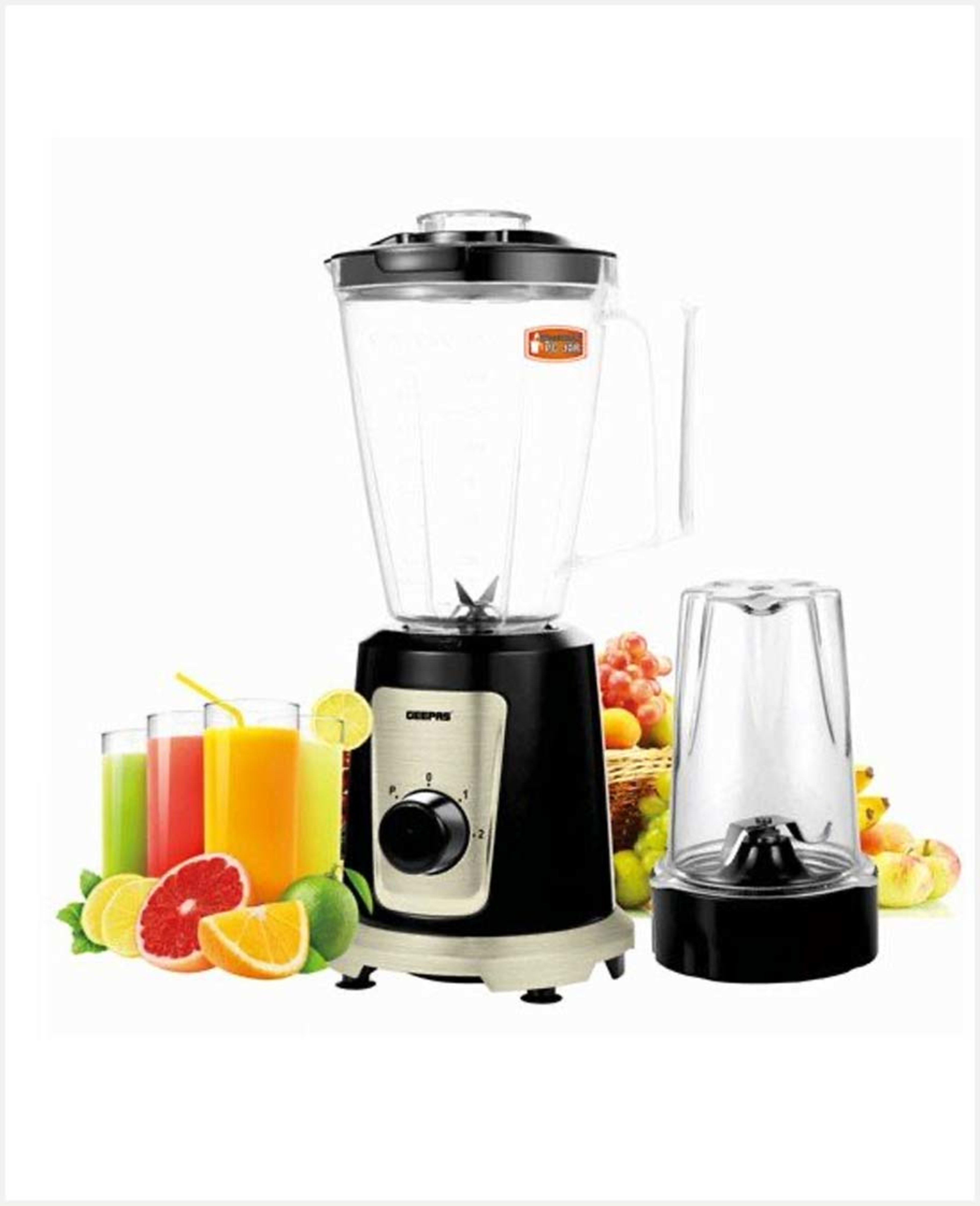 Geepas 2 in 1 Blender 1.5ltr Gsb44030