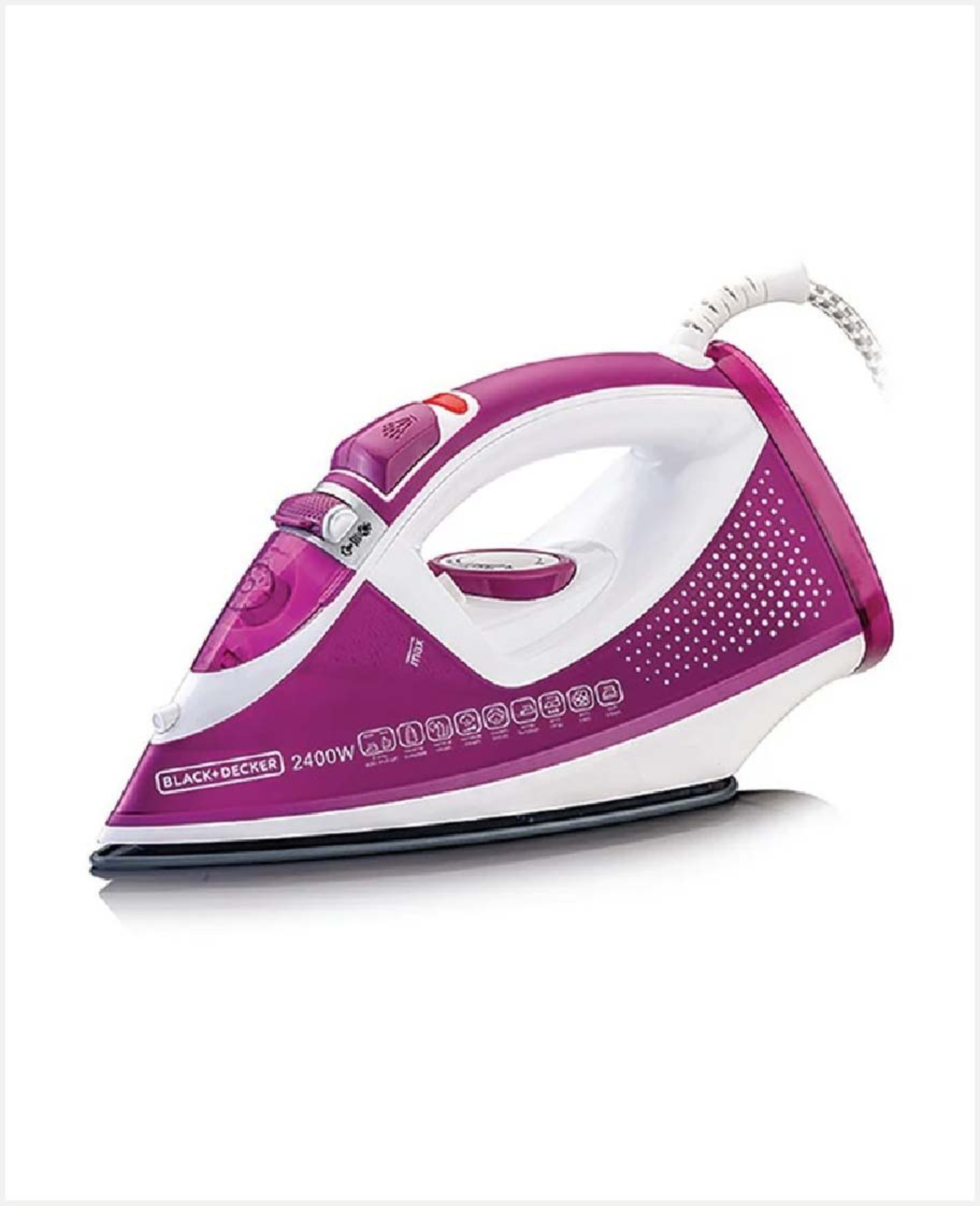Black & Decker Steam Iron W/ceramic Soleplate 2400w X2450-b5