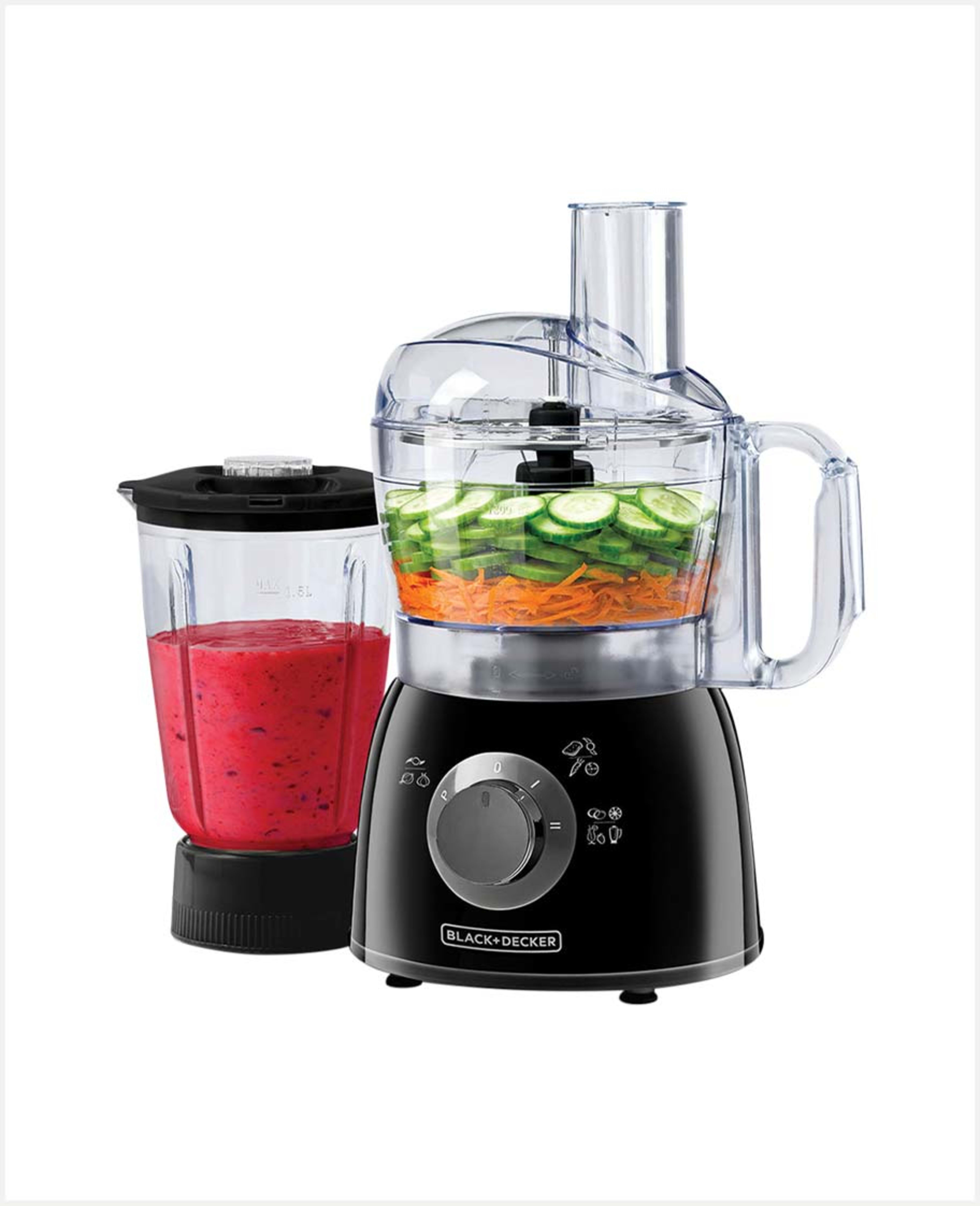 Black & Decker Food Processor W/ Blender Jar 400w Fx400b-b5
