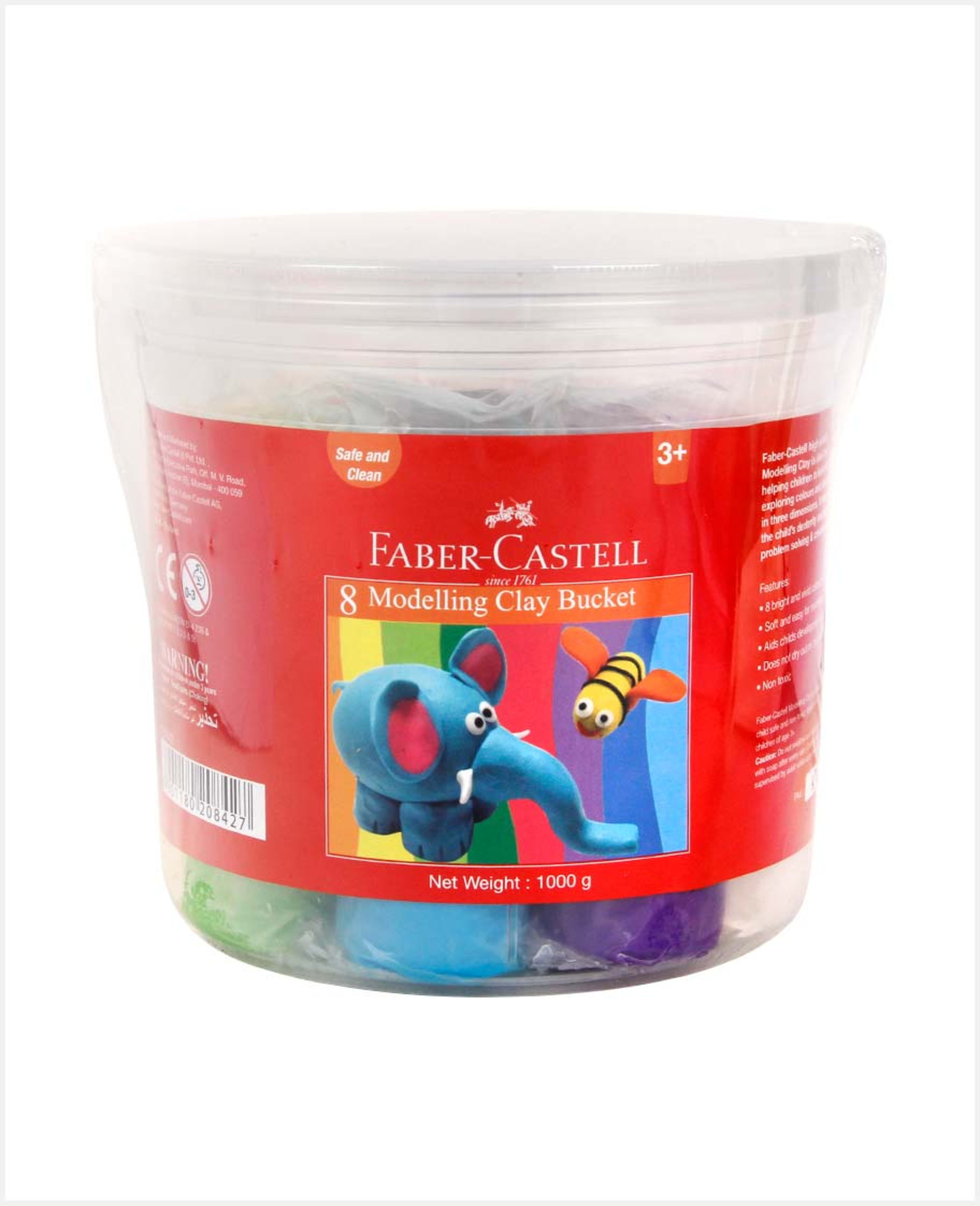 Faber-castell 8 Modelling Clay 1000gm Fcin120842
