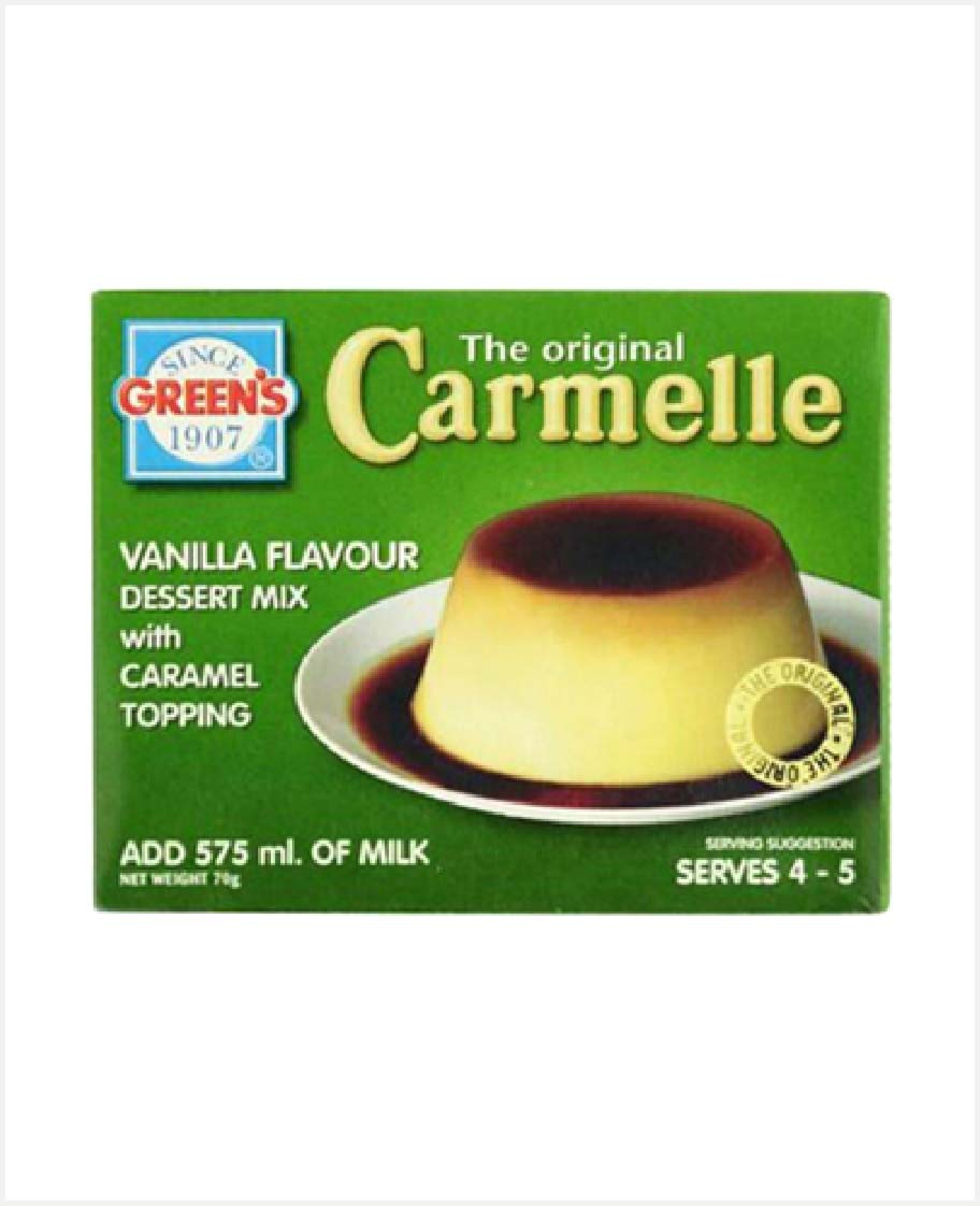 Greens Carmelle Vanilla Flavour Dessert Mix 70gm