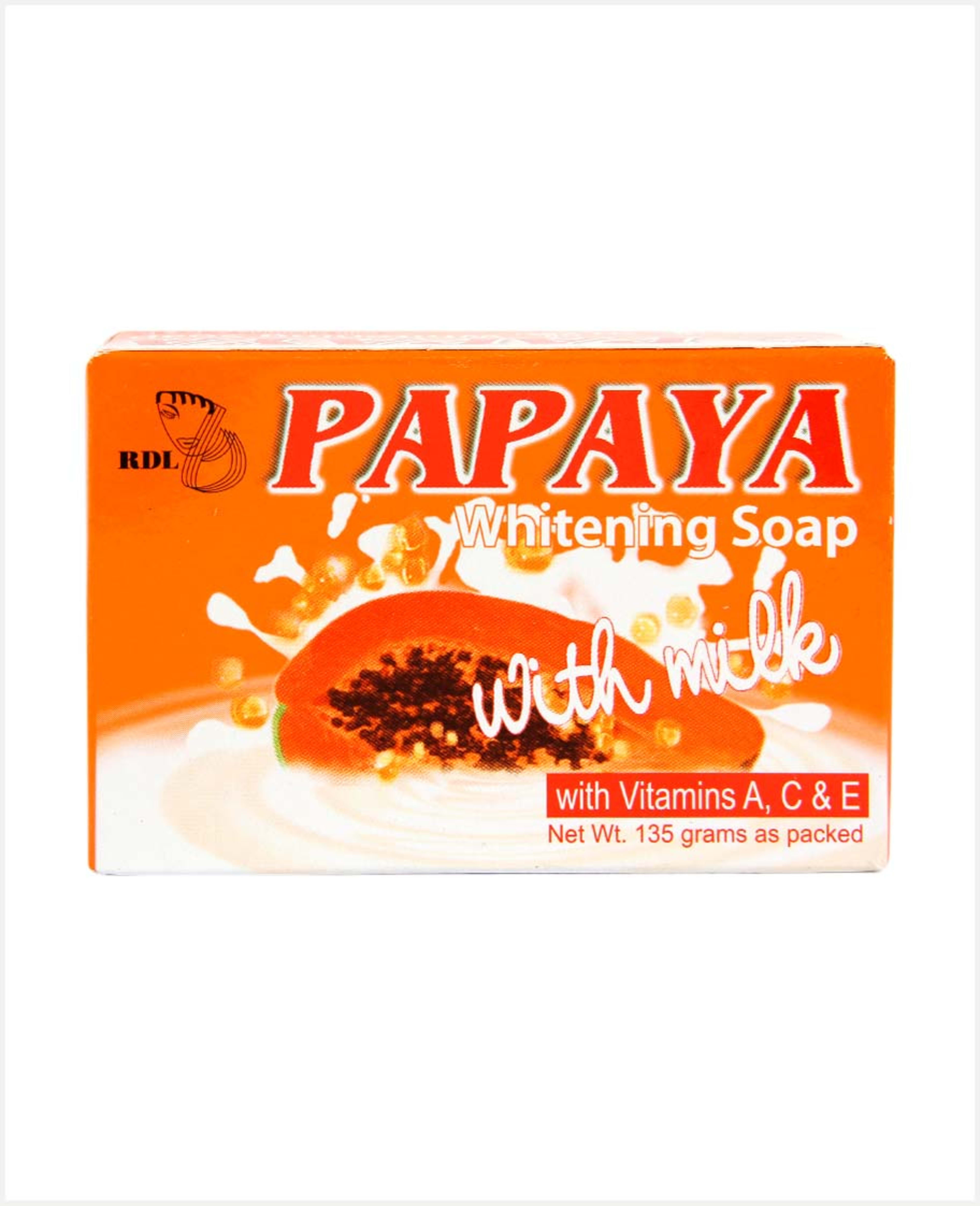 Rdl Papaya Whitening Soap with Milk 135