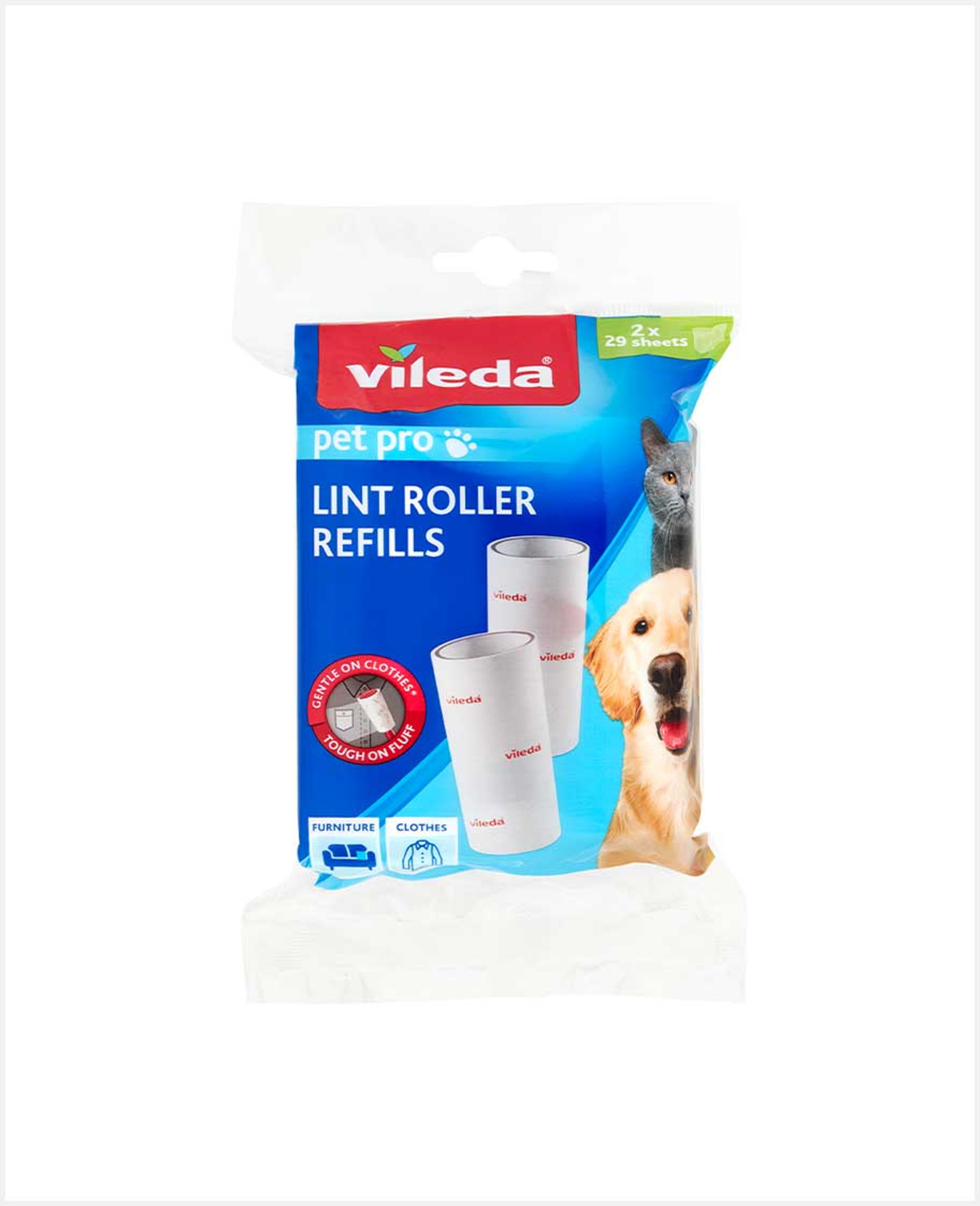 Vileda Lint Roller (refill) 2pcs 17-28663