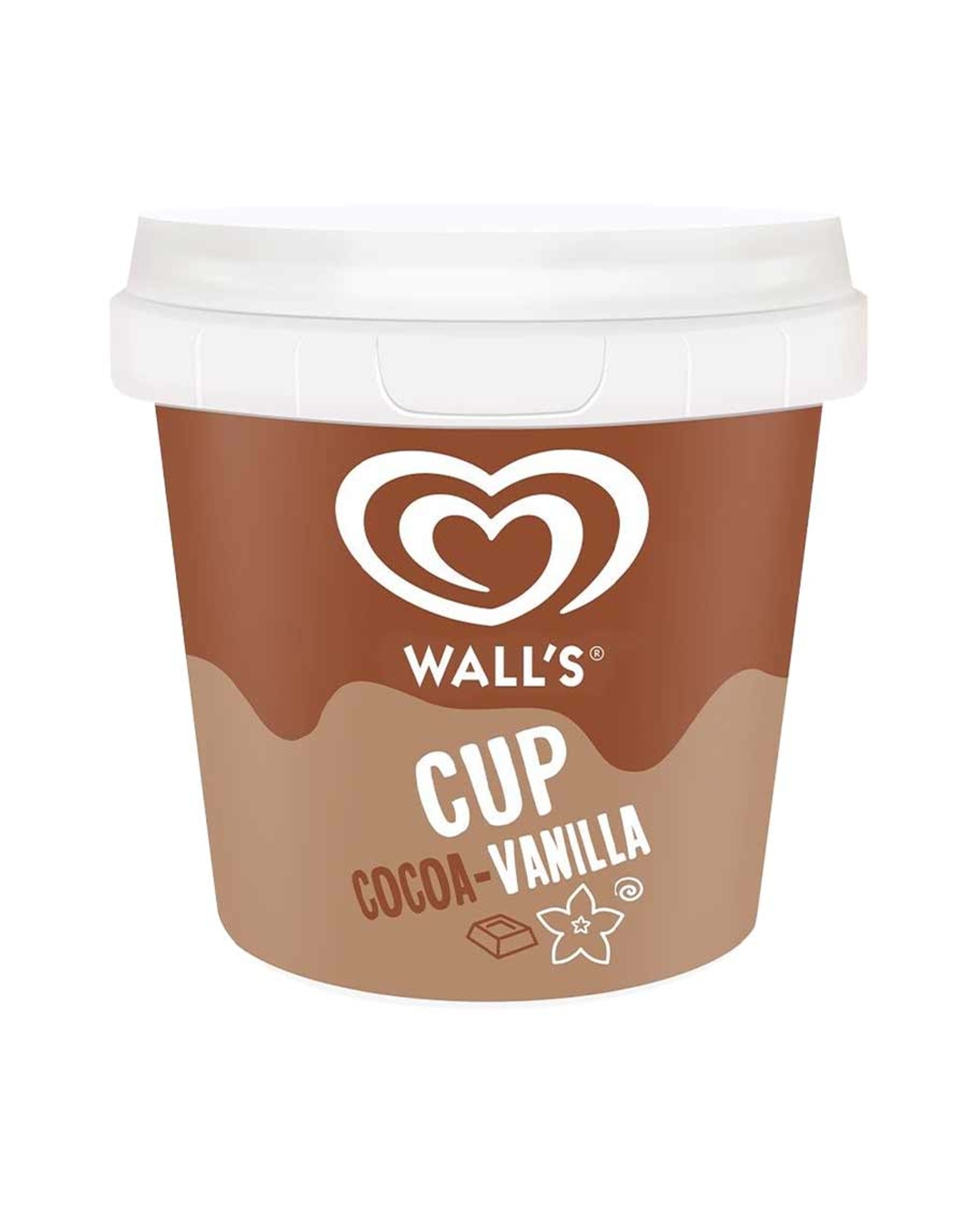 Al Gida Cocoa Vanilla Ice Cream Cup 100ml