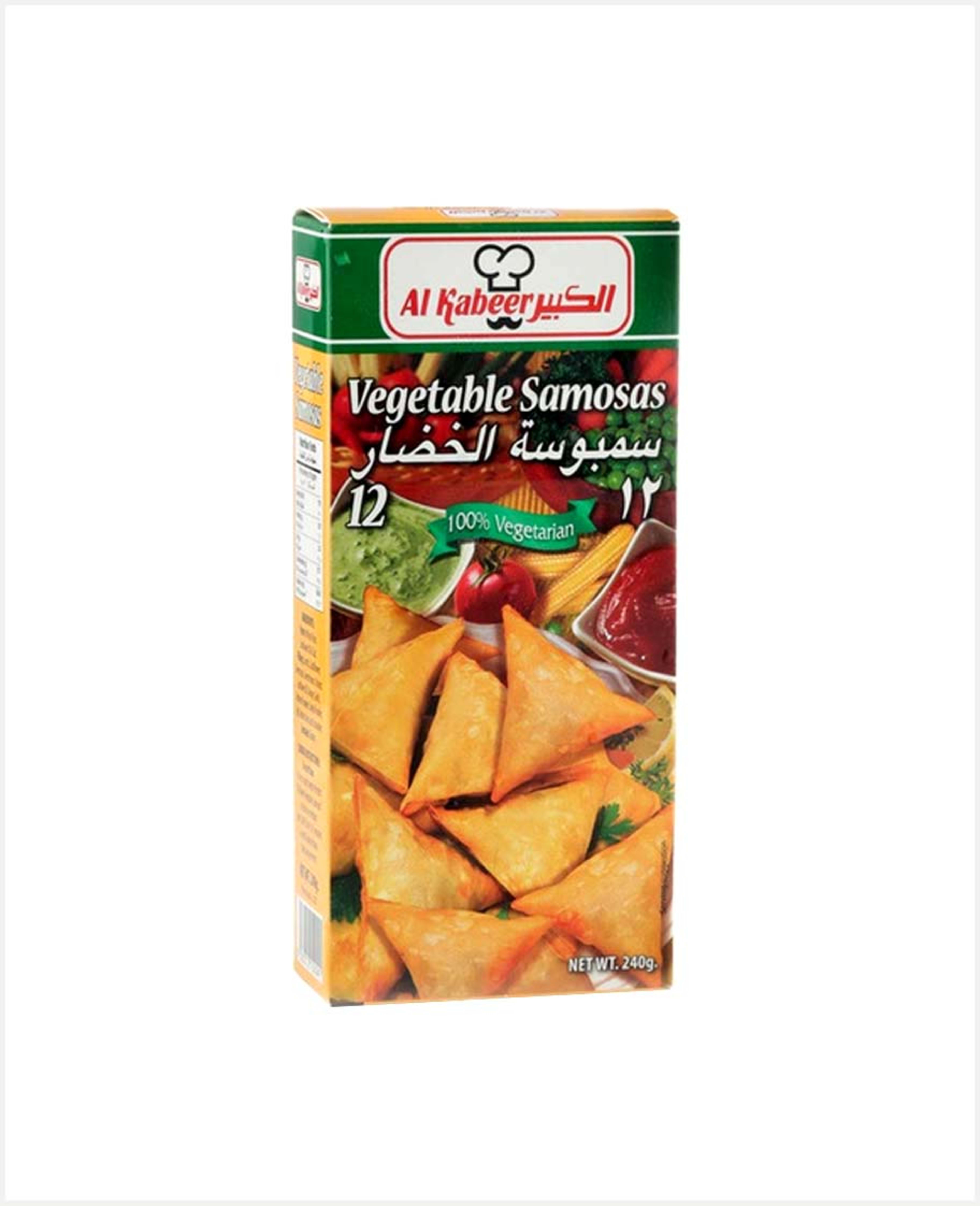 Al Kabeer Vegetable Samosas 12pcs 240gm