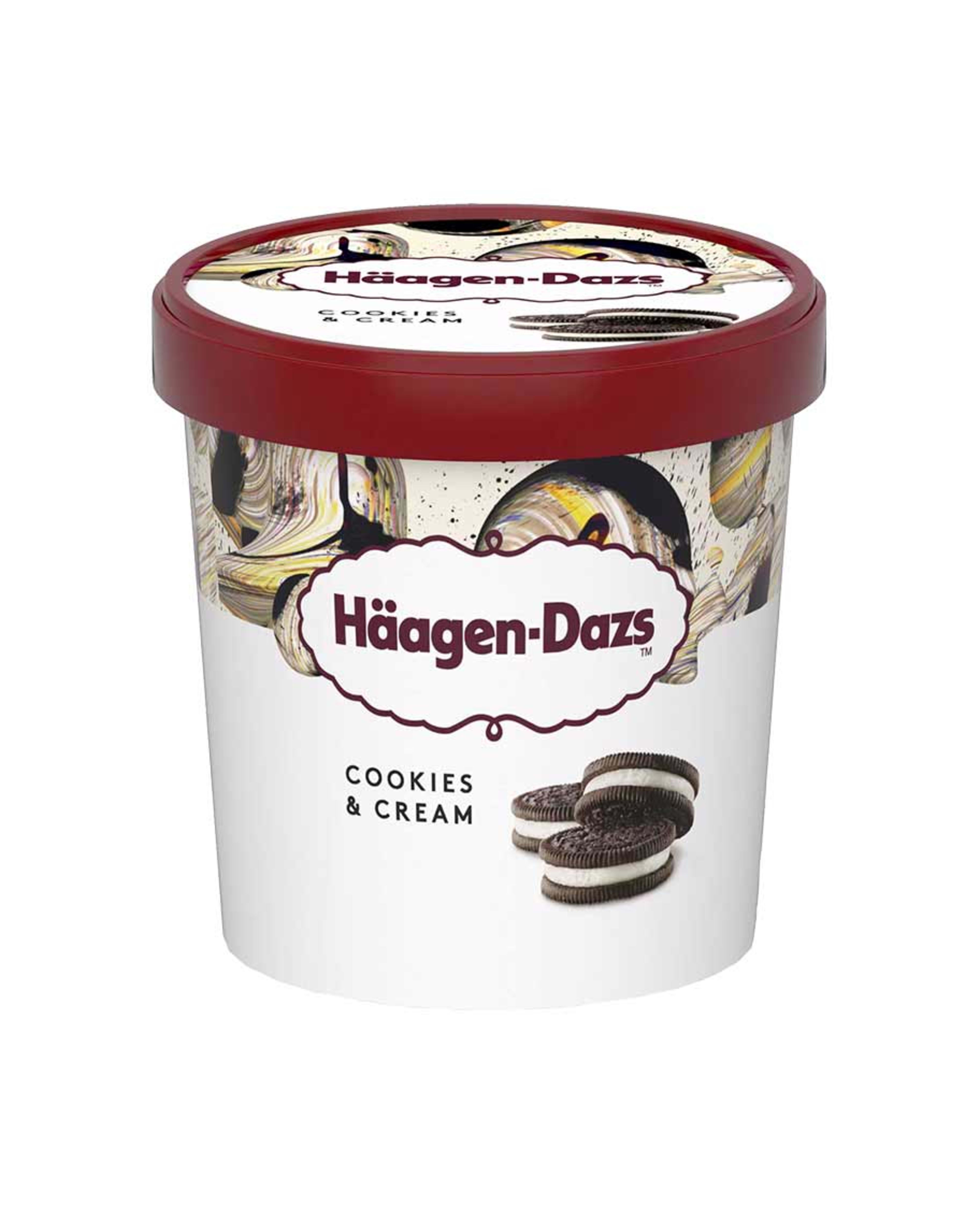 Haagen-dazs Cookies & Vanilla Cream Ice Cream 460ml