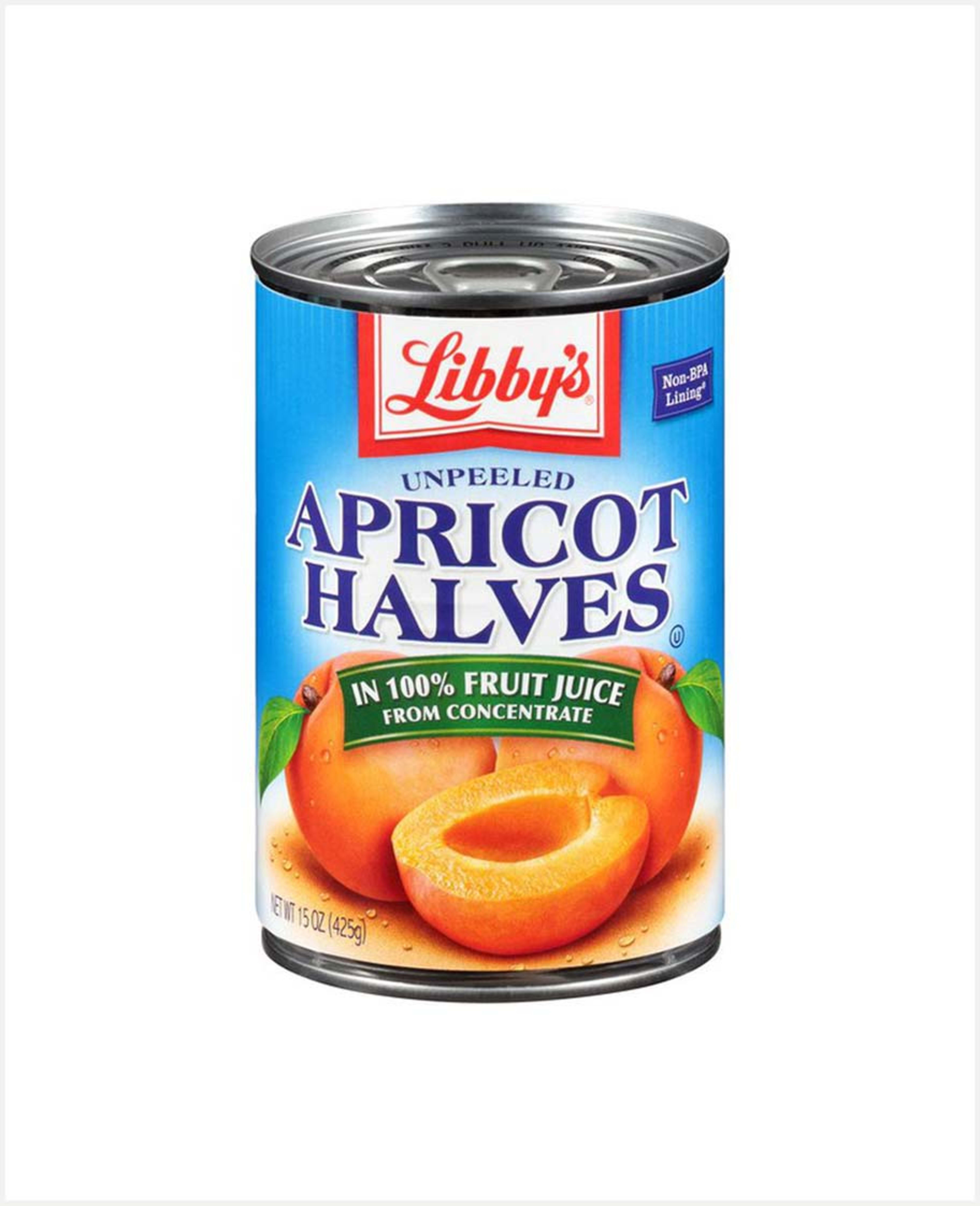 Libby's Unpeeled Apricot Halves in Heavy Syrup 420gm