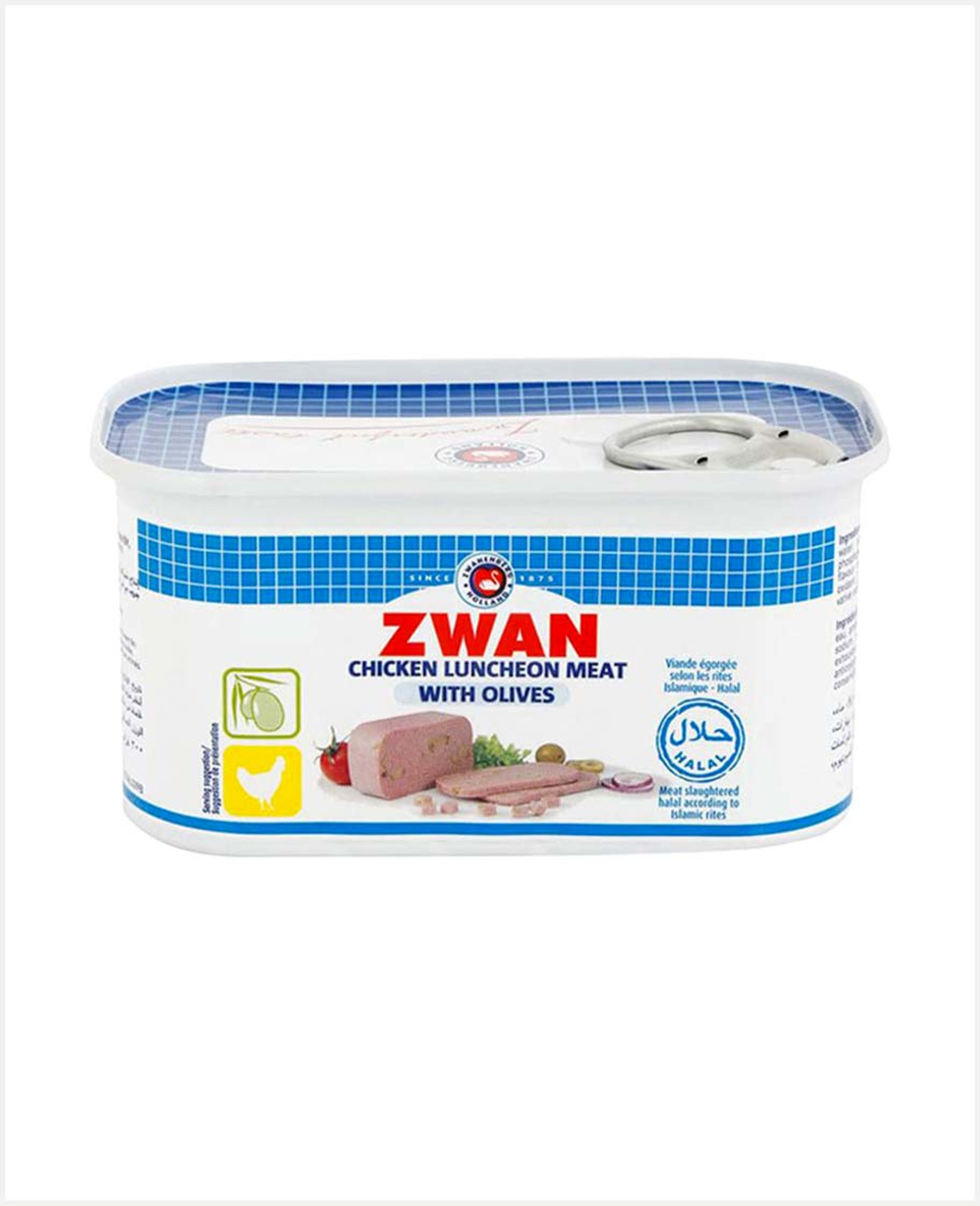 Zwan Chicken Luncheon Meat with Olives 200gm