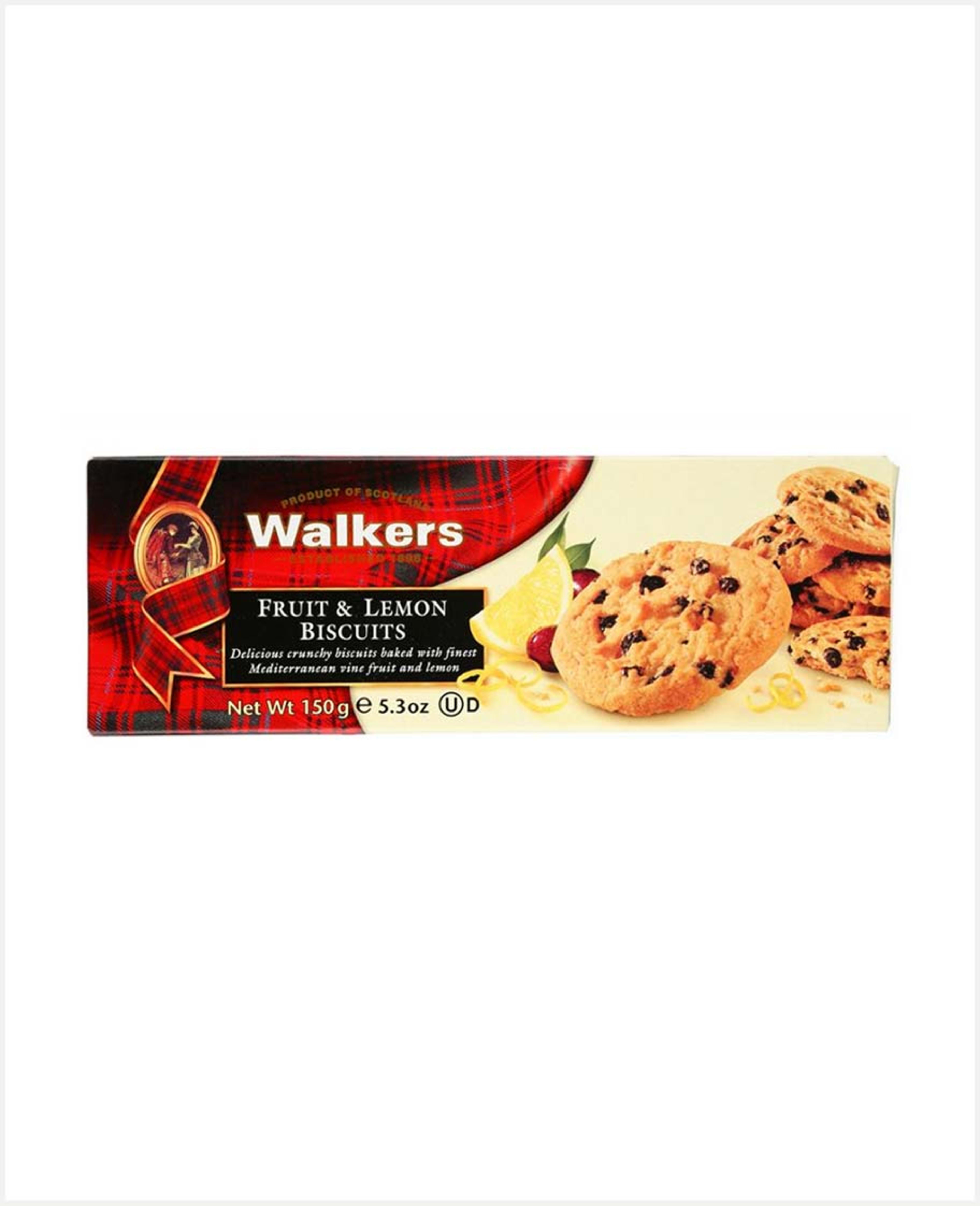 Walkers Fruit and Lemon Biscuits 150gm