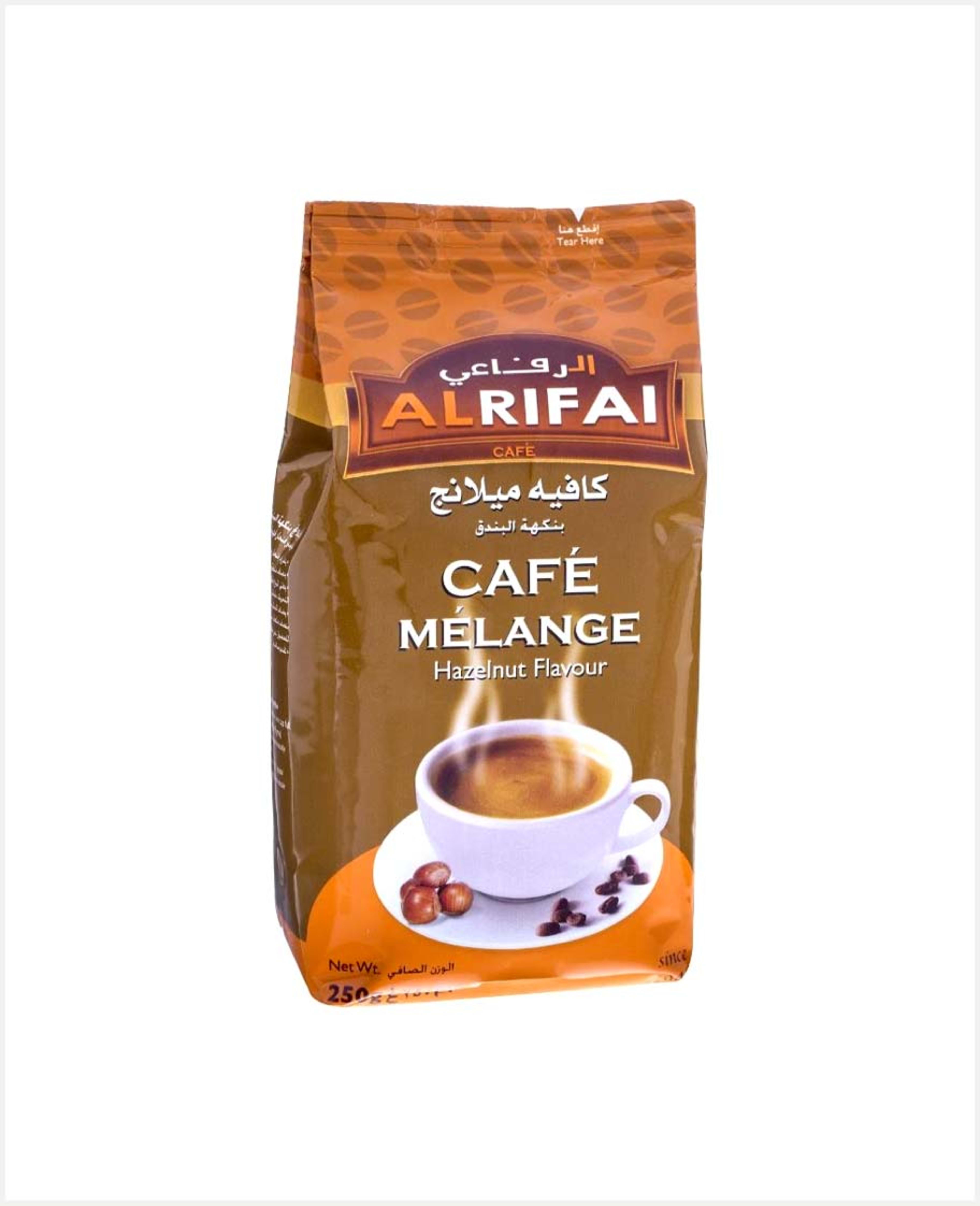 Al Rifai Melange Coffee Hazelnut Flavour 250gm