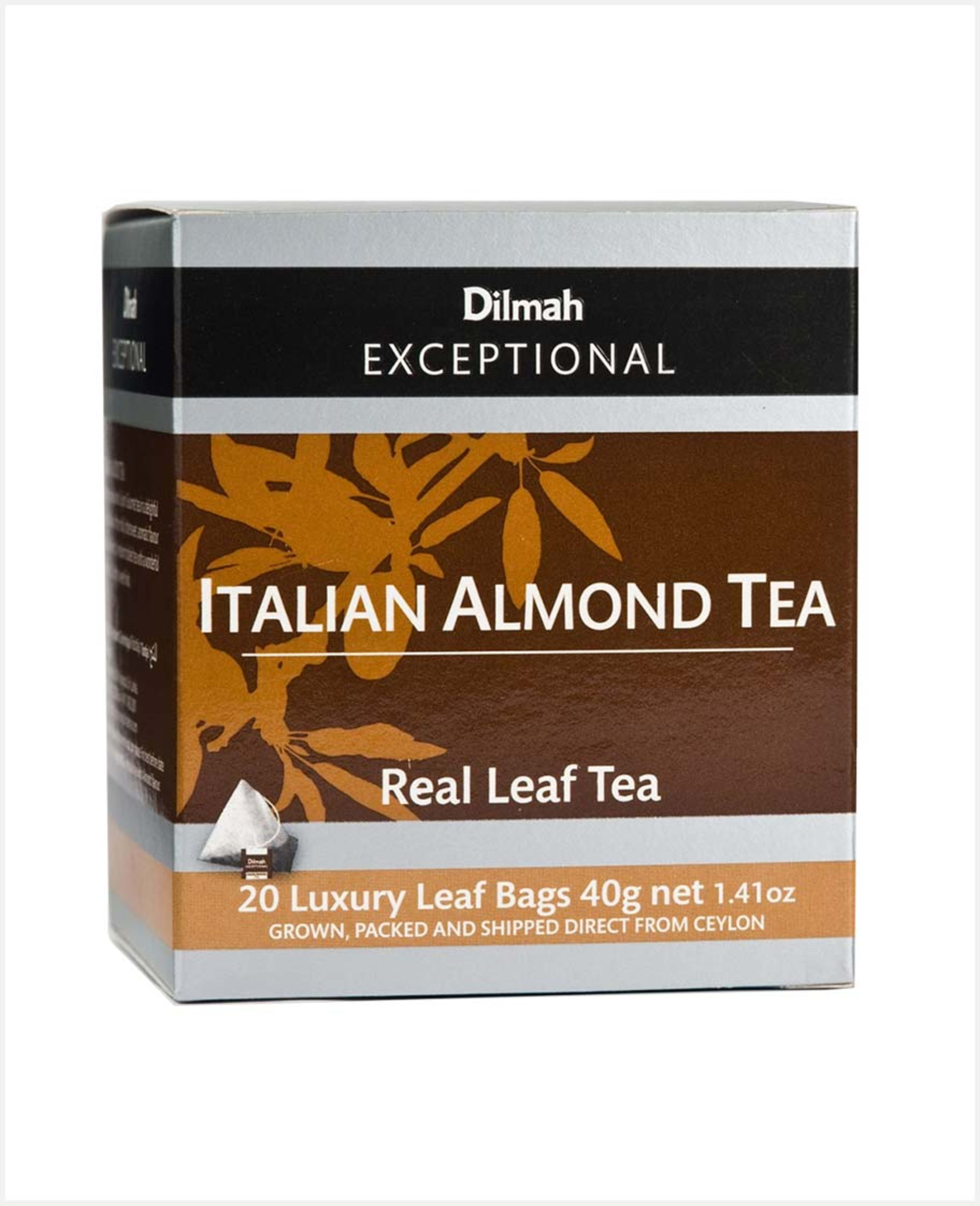 Dilmah Exceptional Italian Almond Tea 40gm (20x2gm)