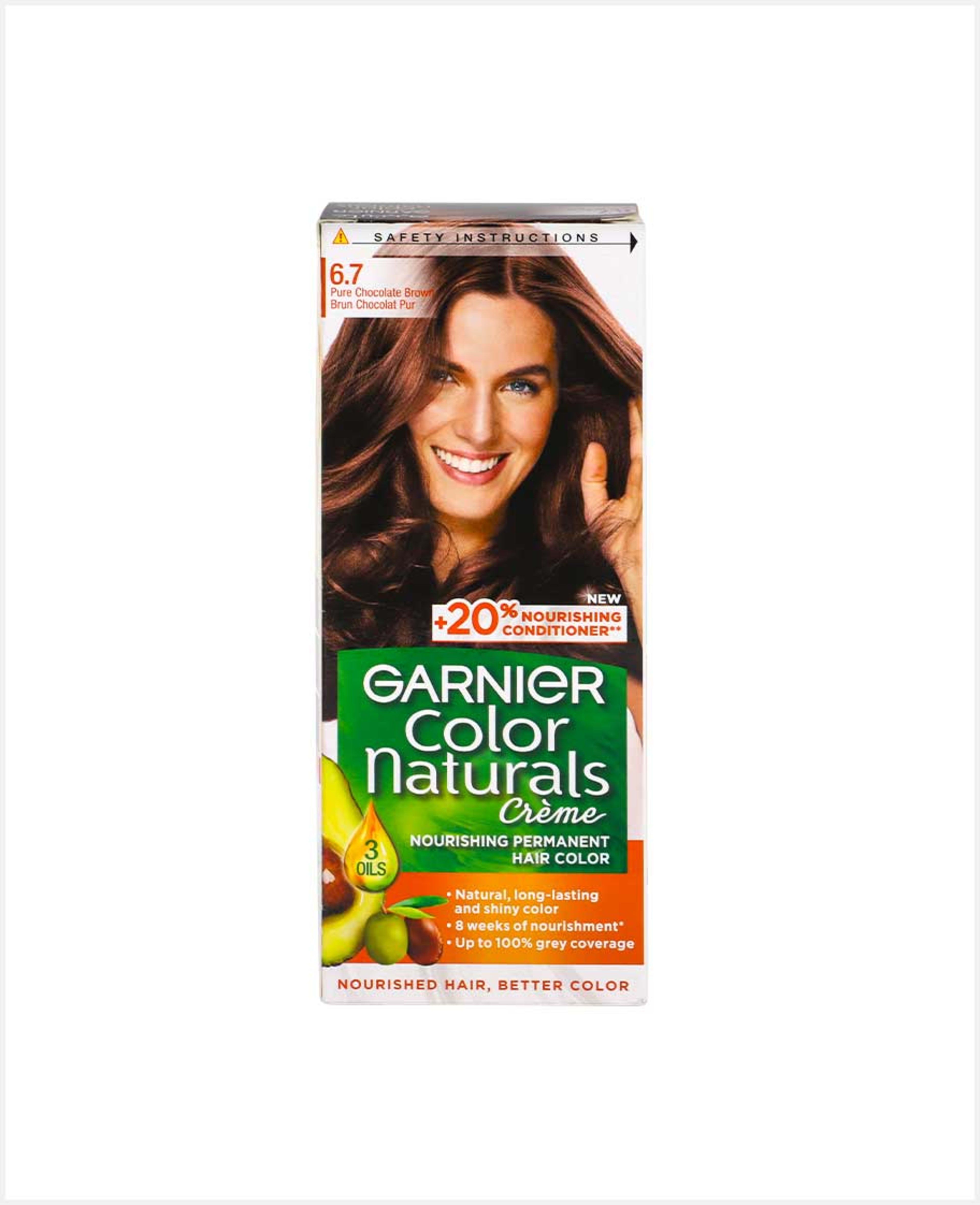 Garnier Color Naturals Hair Color Pure Chocolate Brown 6.7
