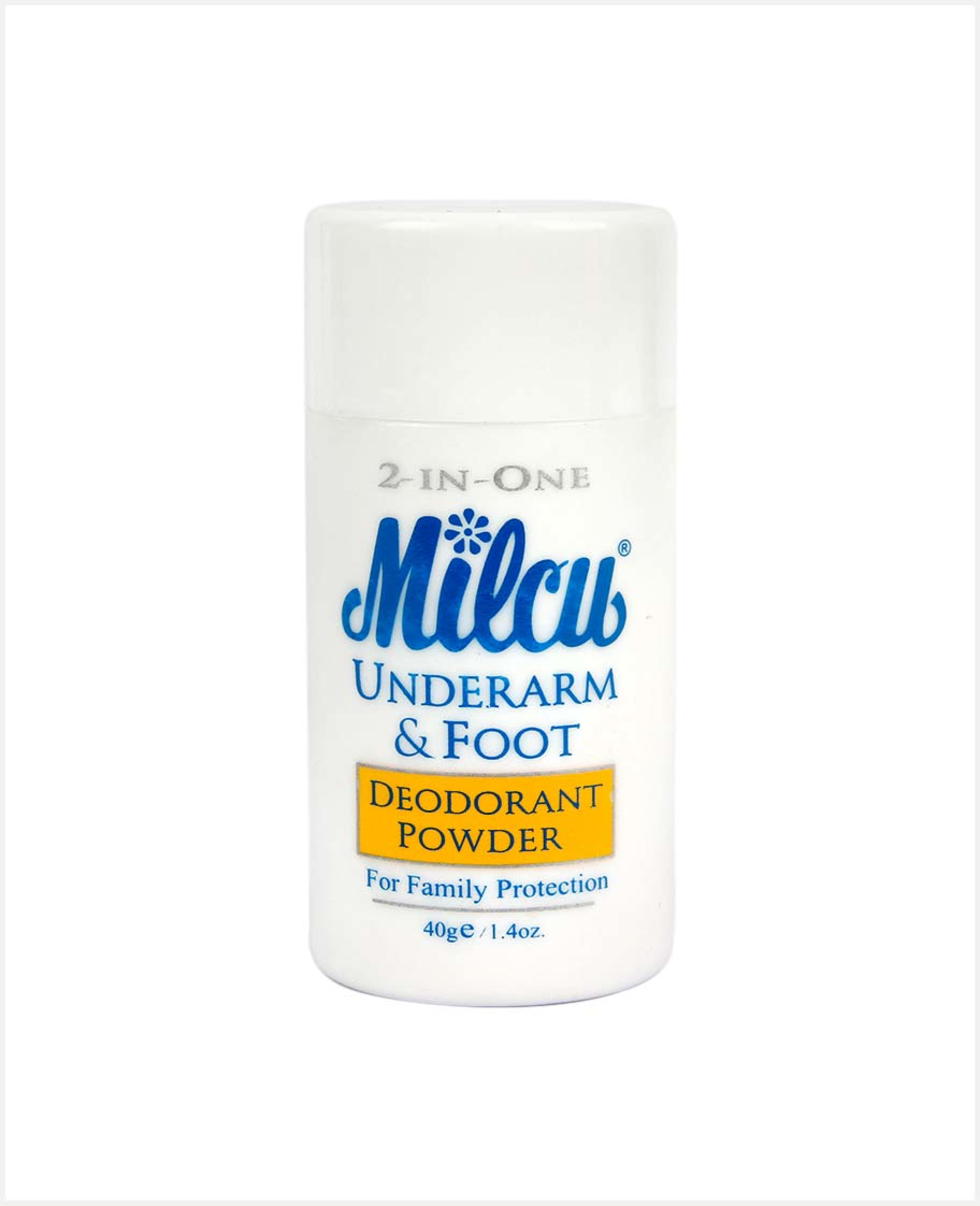 Milcu Underarm & Foot Deodorant Powder 40gm
