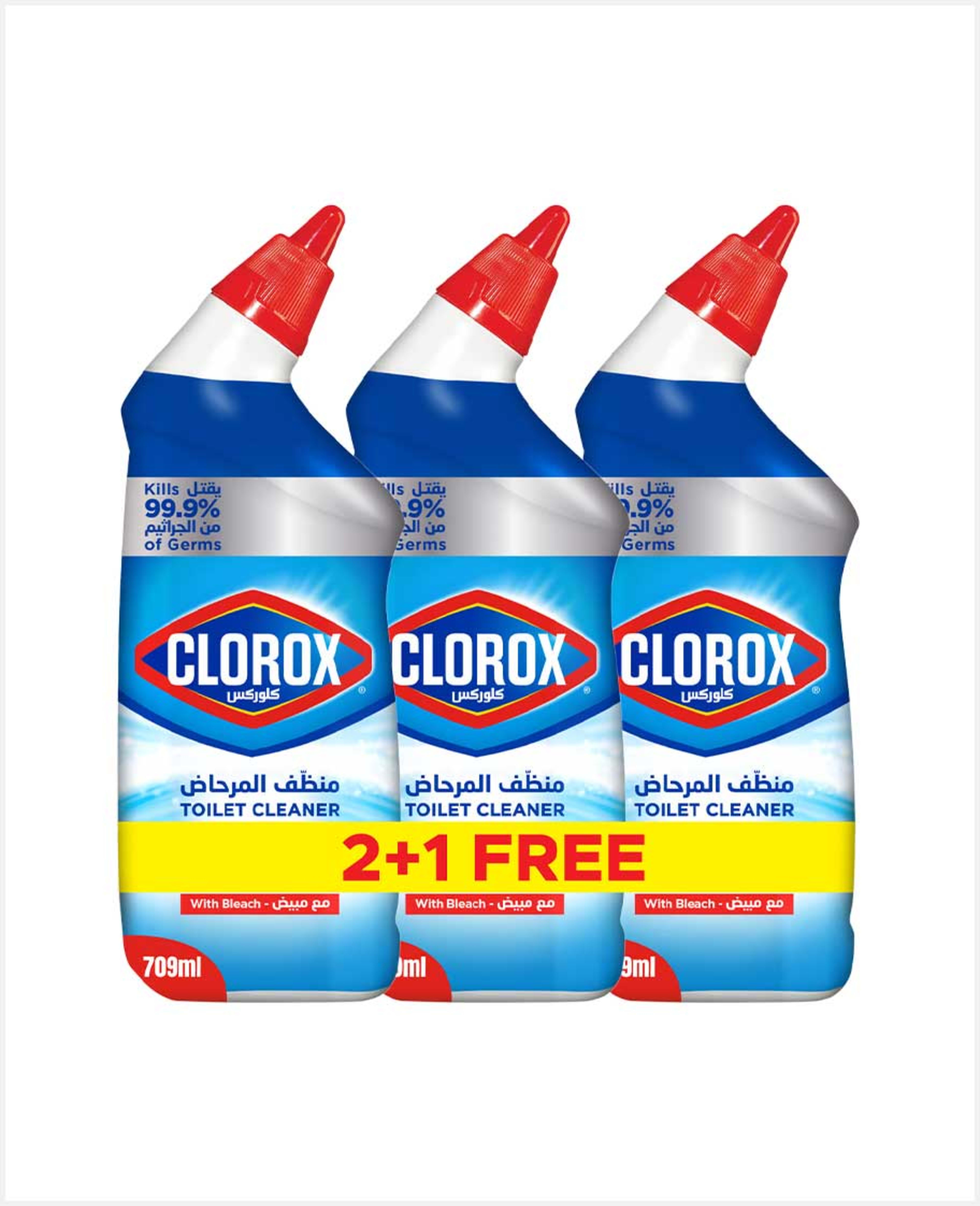 Clorox Toilet Cleaner Original 709ml (2+1free)