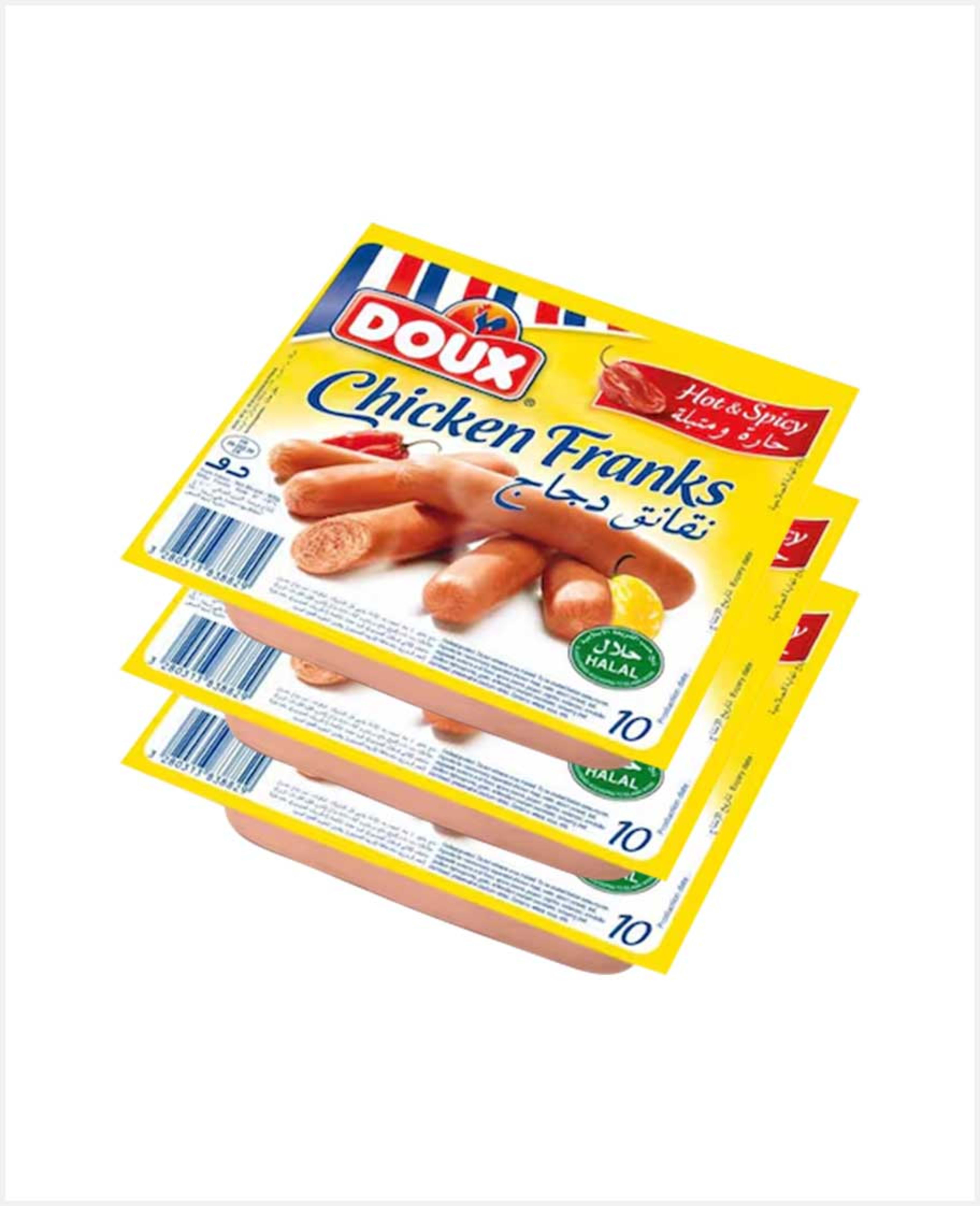 Doux Chicken Franks Hot&spicy 400gm X 3pcs Sp.offer - image 2