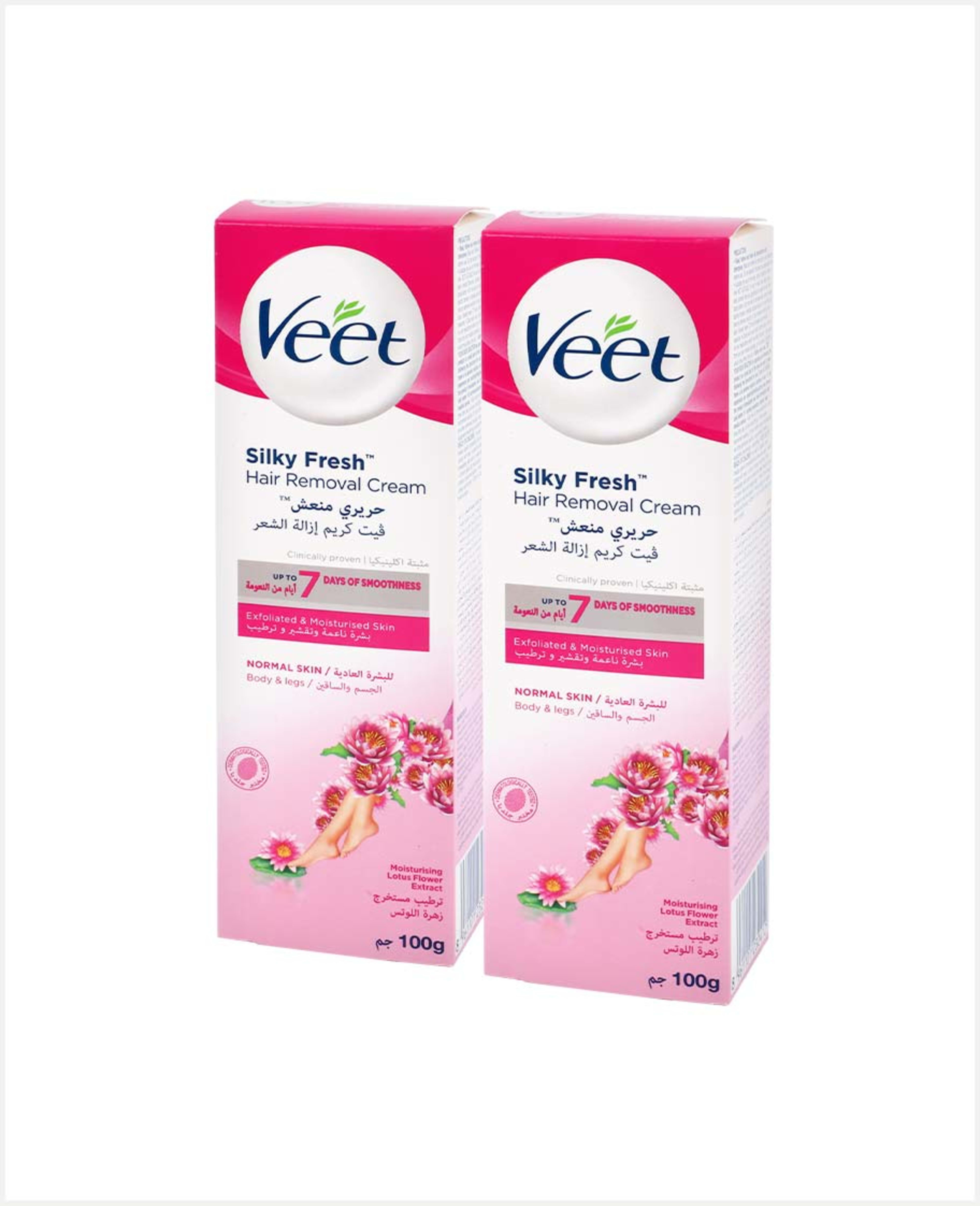 Veet Cream Silk Extracts 100ml Twin Pack 20% Off Sp.offer - image 2