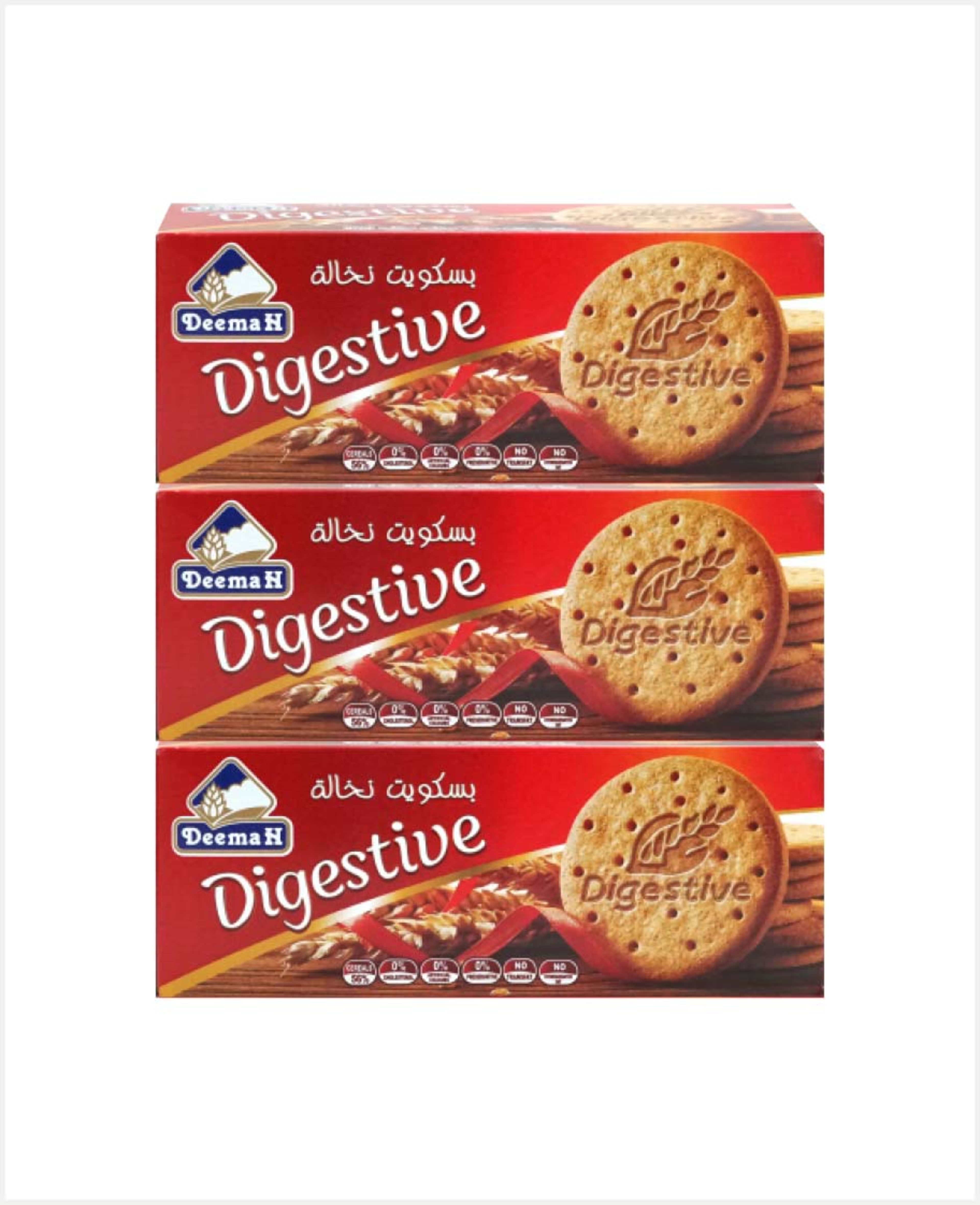 Deemah Digestive Biscuits 3x340gm Promo