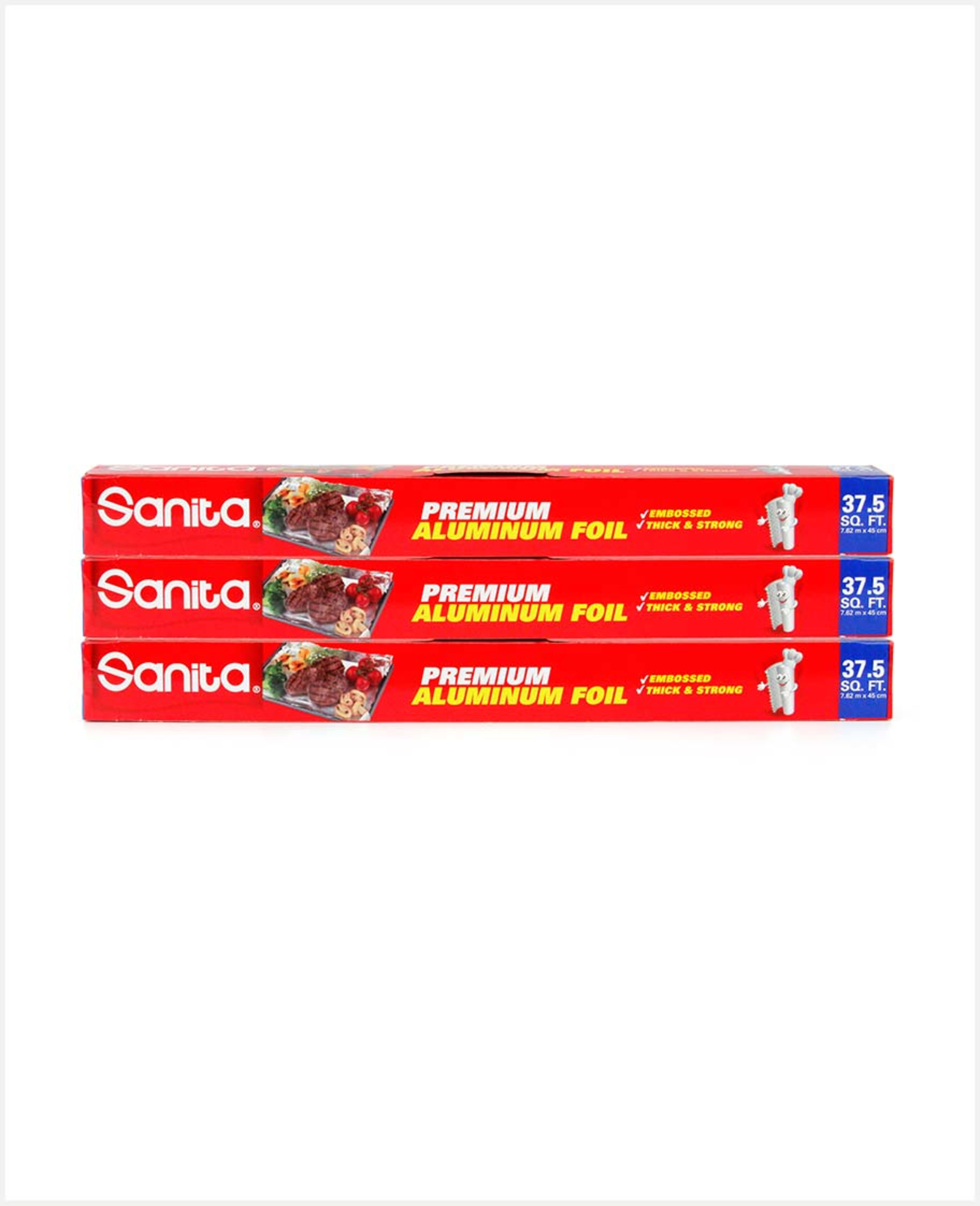 Sanita Aluminium Foil 37.5sq Ft 2+1free Sp.offer