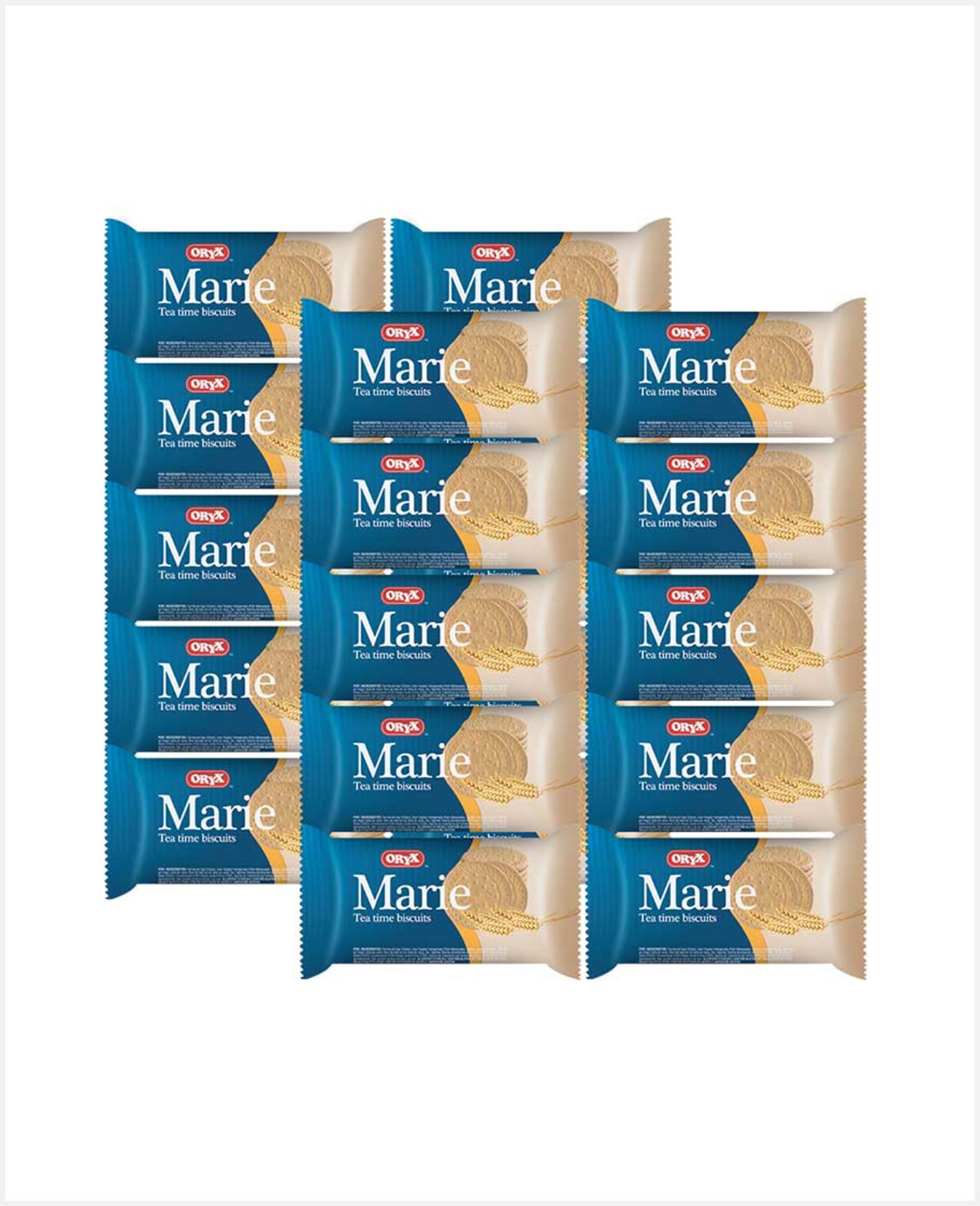 Oryx Marie Biscuits 50gmx10pcs Twin Pack Sp.offer
