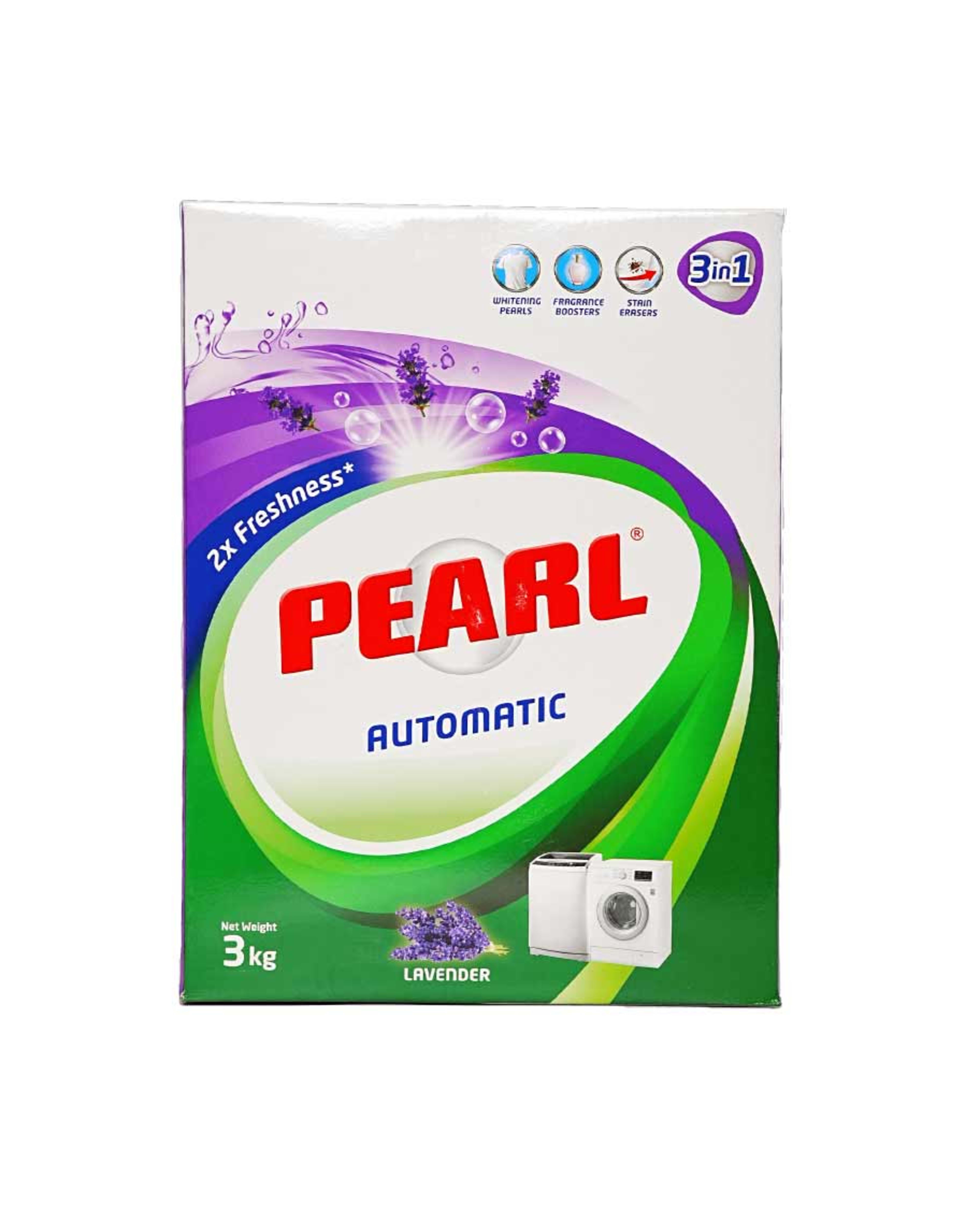 Pearl Low Foam Lavender Detergent 3kg Sp.offer