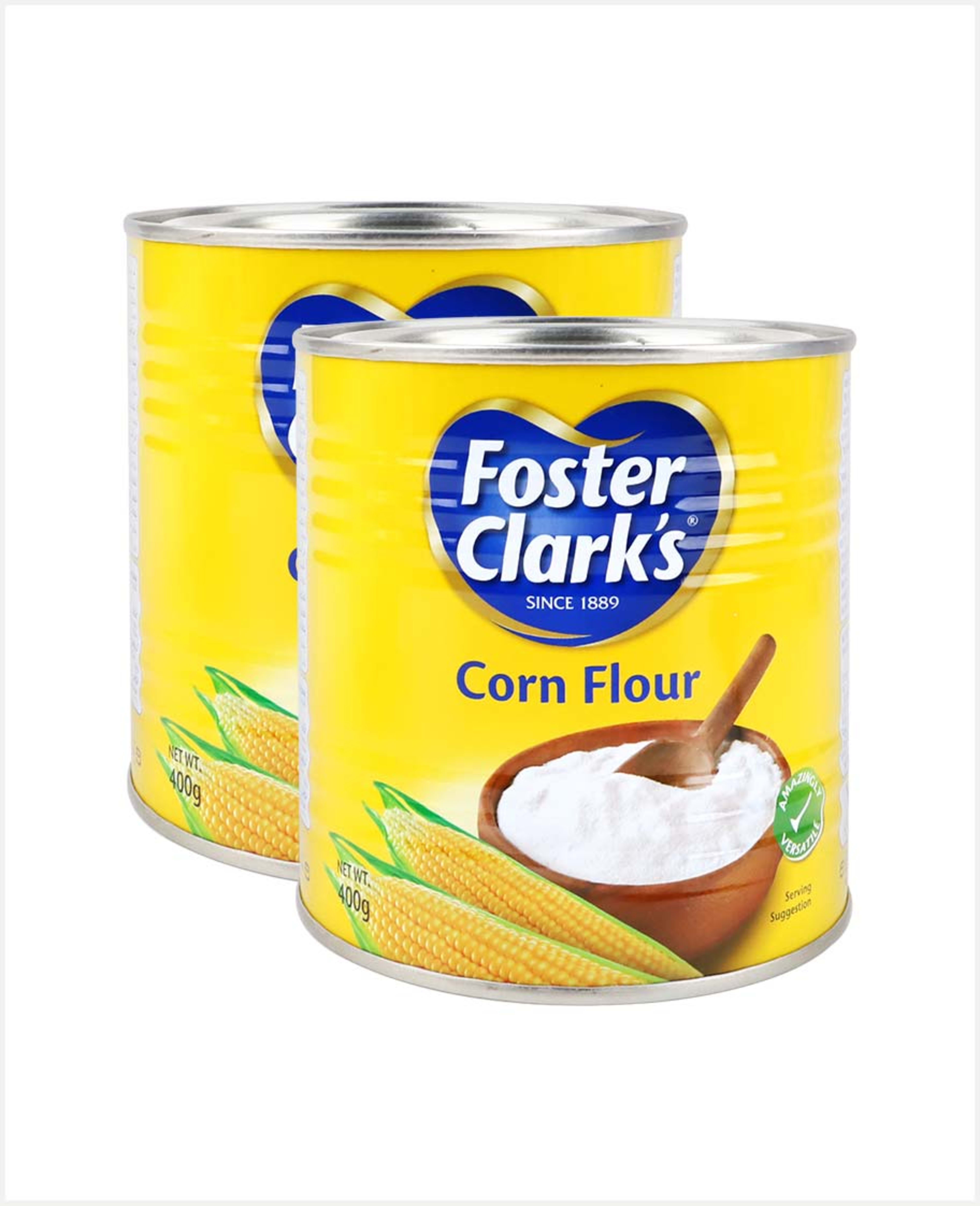 Foster Clark's Corn Flour Tin 400gm Twin Pack Sp.offer
