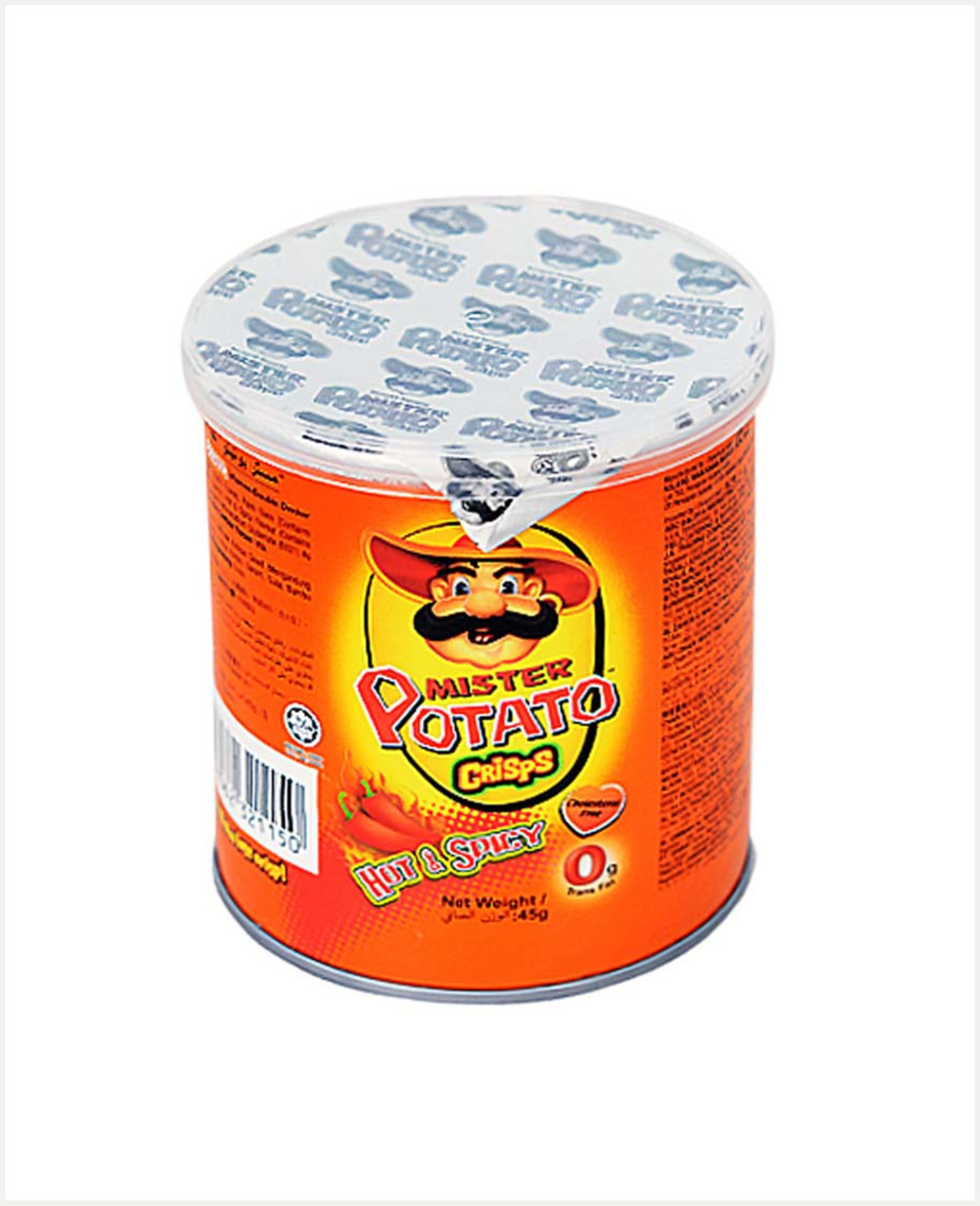 Mister Potato Crisps Hot & Spicy 40gm