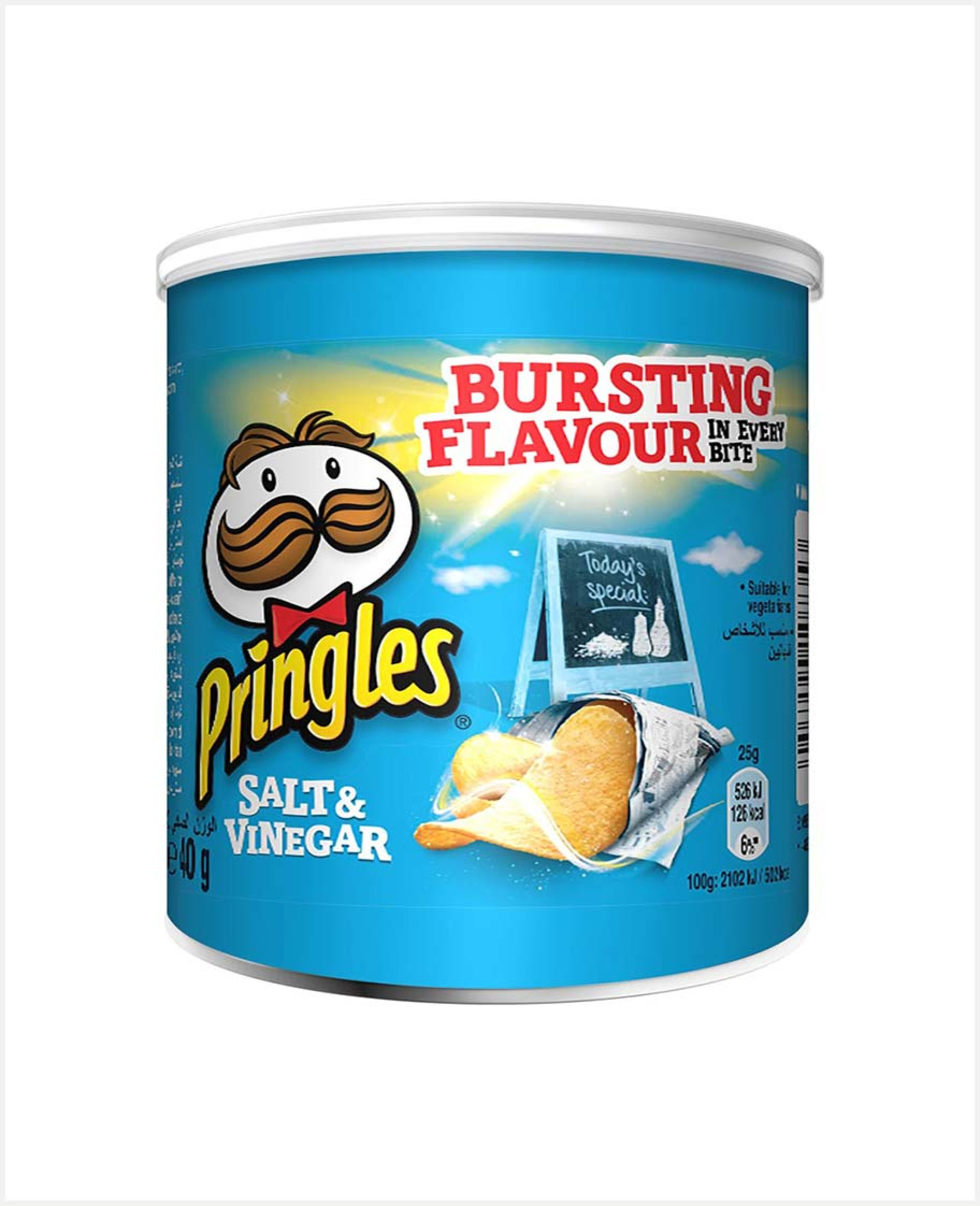 Pringles Salt & Vinegar Potato Chips 40gm