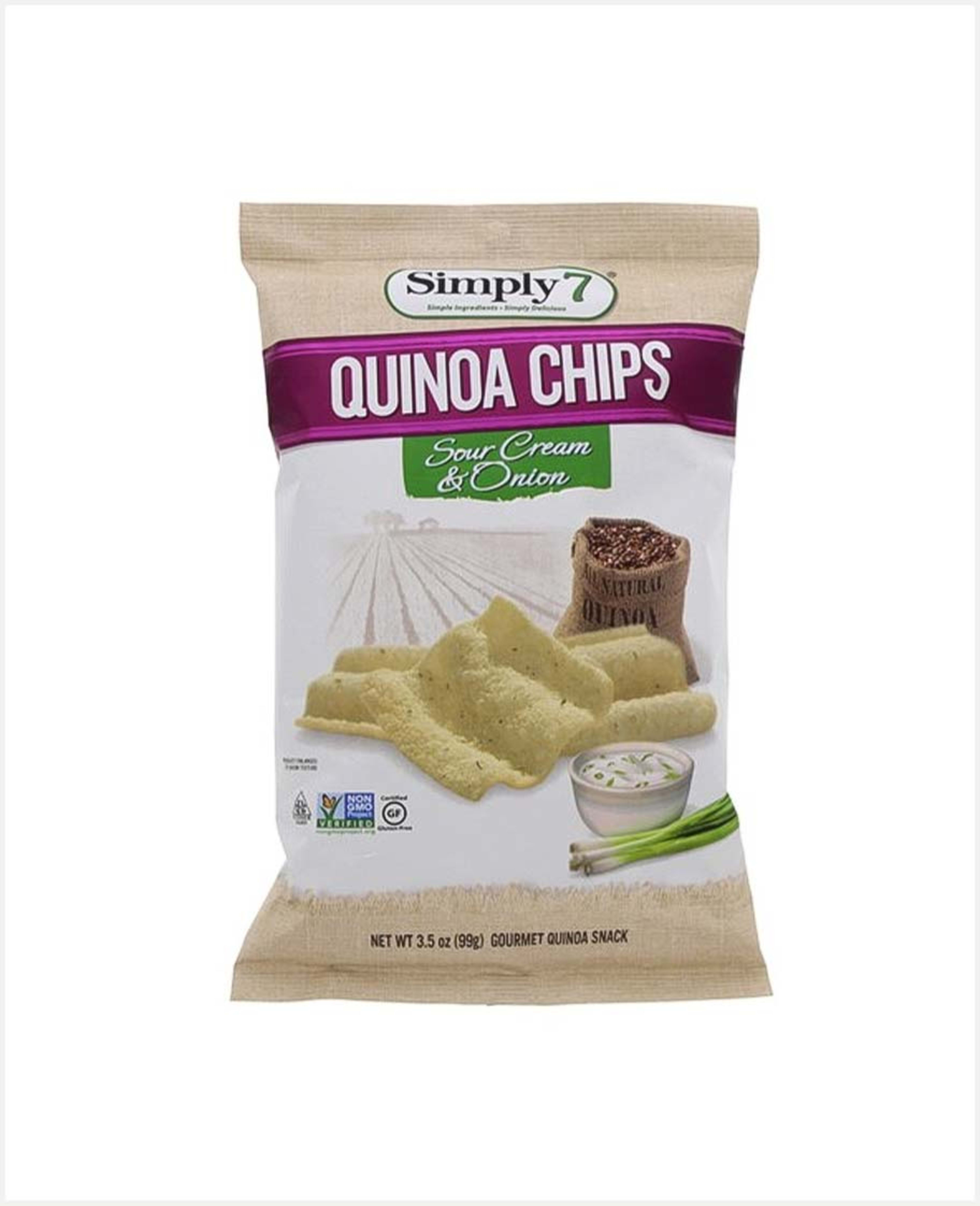 Simply 7 Quinoa Chips Sour Cream & Onion 79gm
