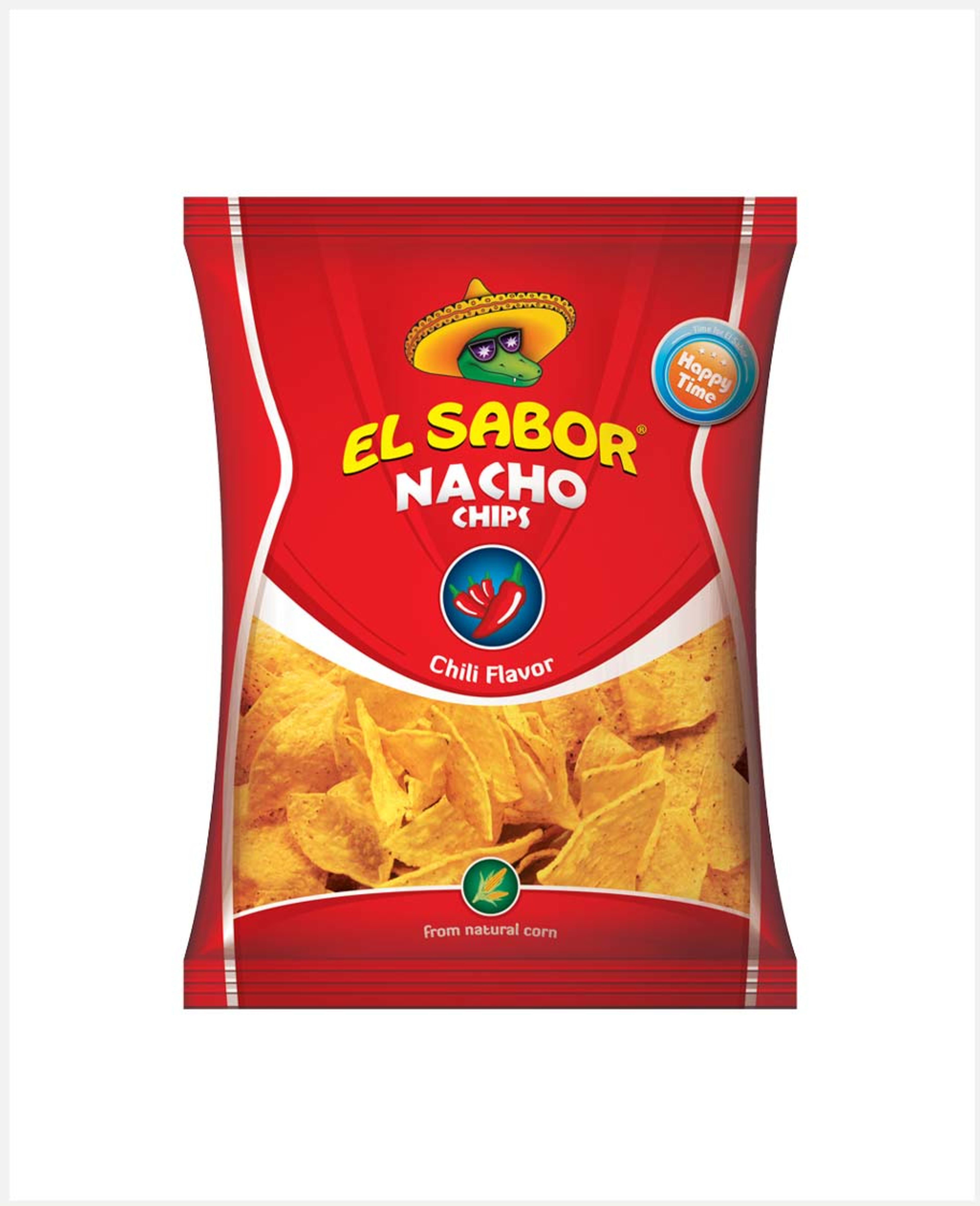 El Sabor Nacho Chips Chili 100gm