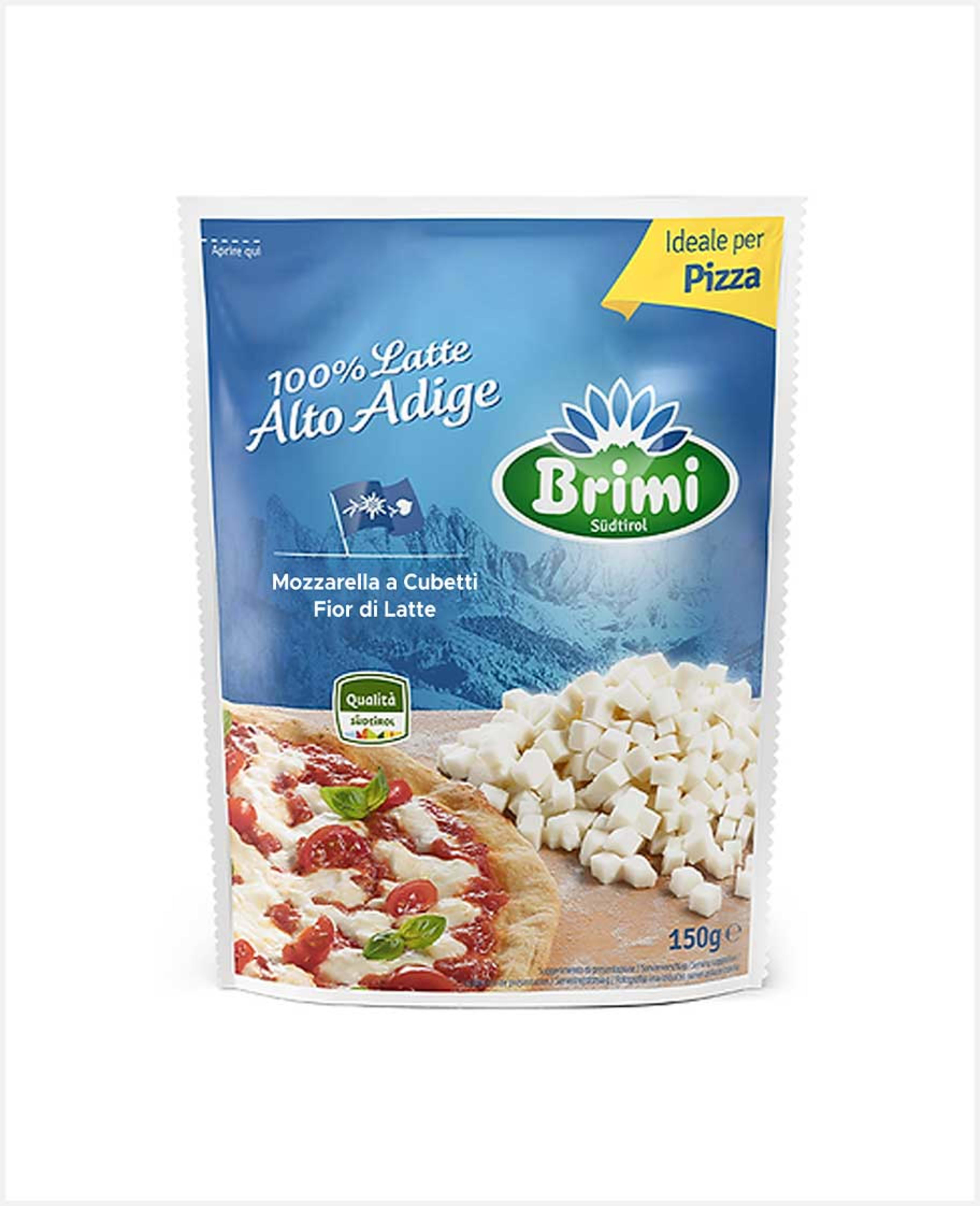 Brimi Mozzarella a Cubetti Fior Di Latte 150gm - image 3