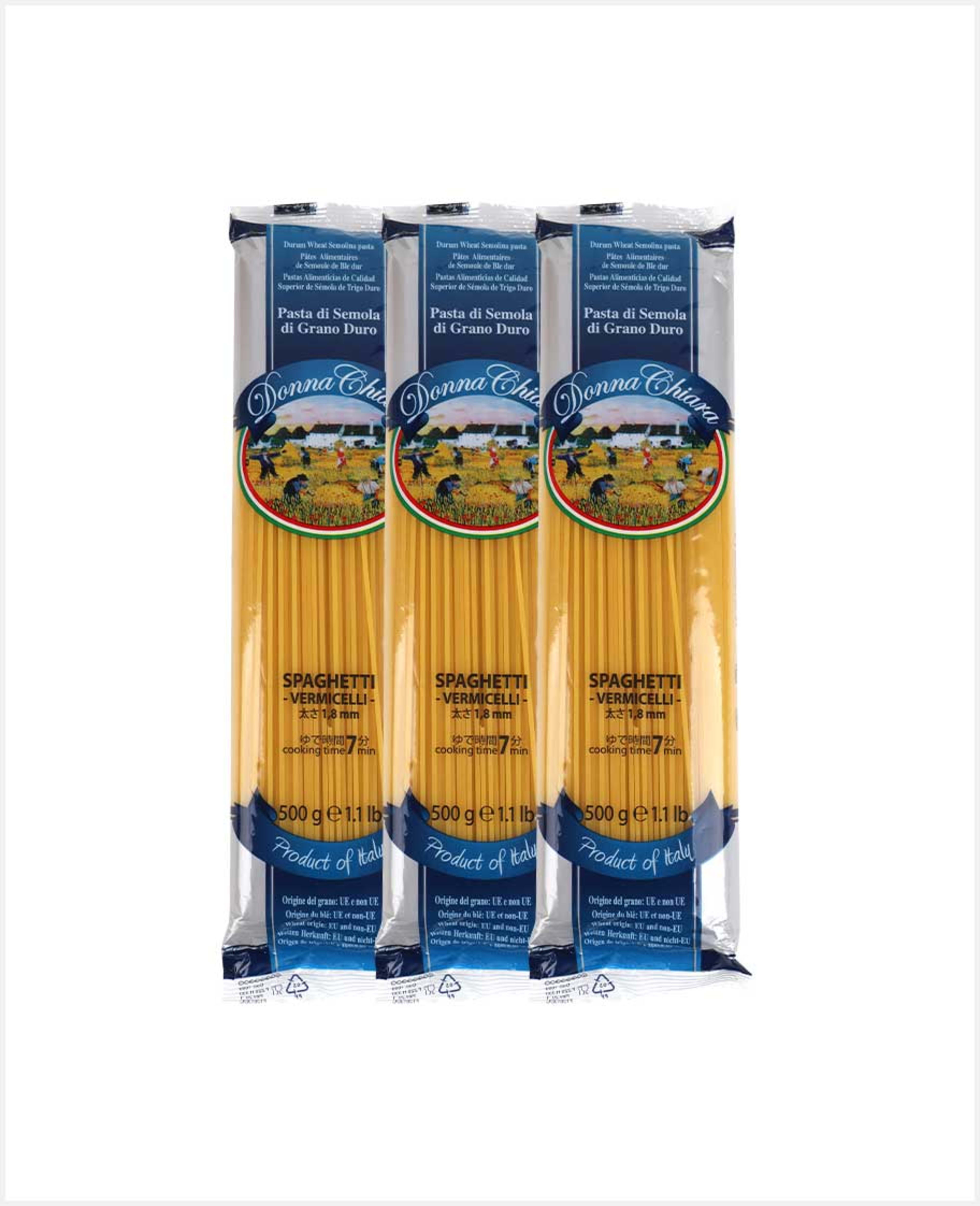 Donna Chiara Spaghetti Vermicelli 500gm X 3pcs - image 3