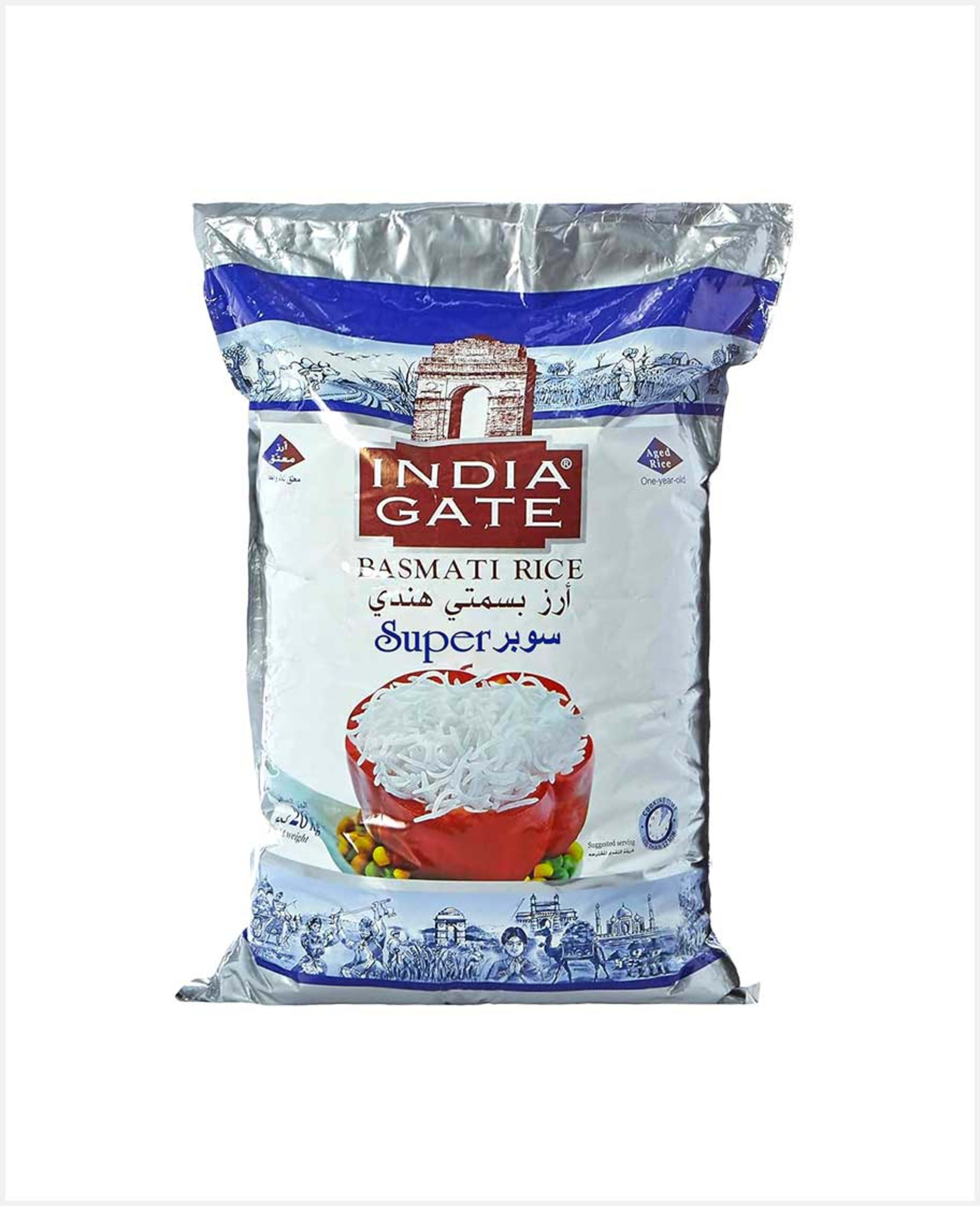 India Gate Super Basmati Rice 20kg - image 3
