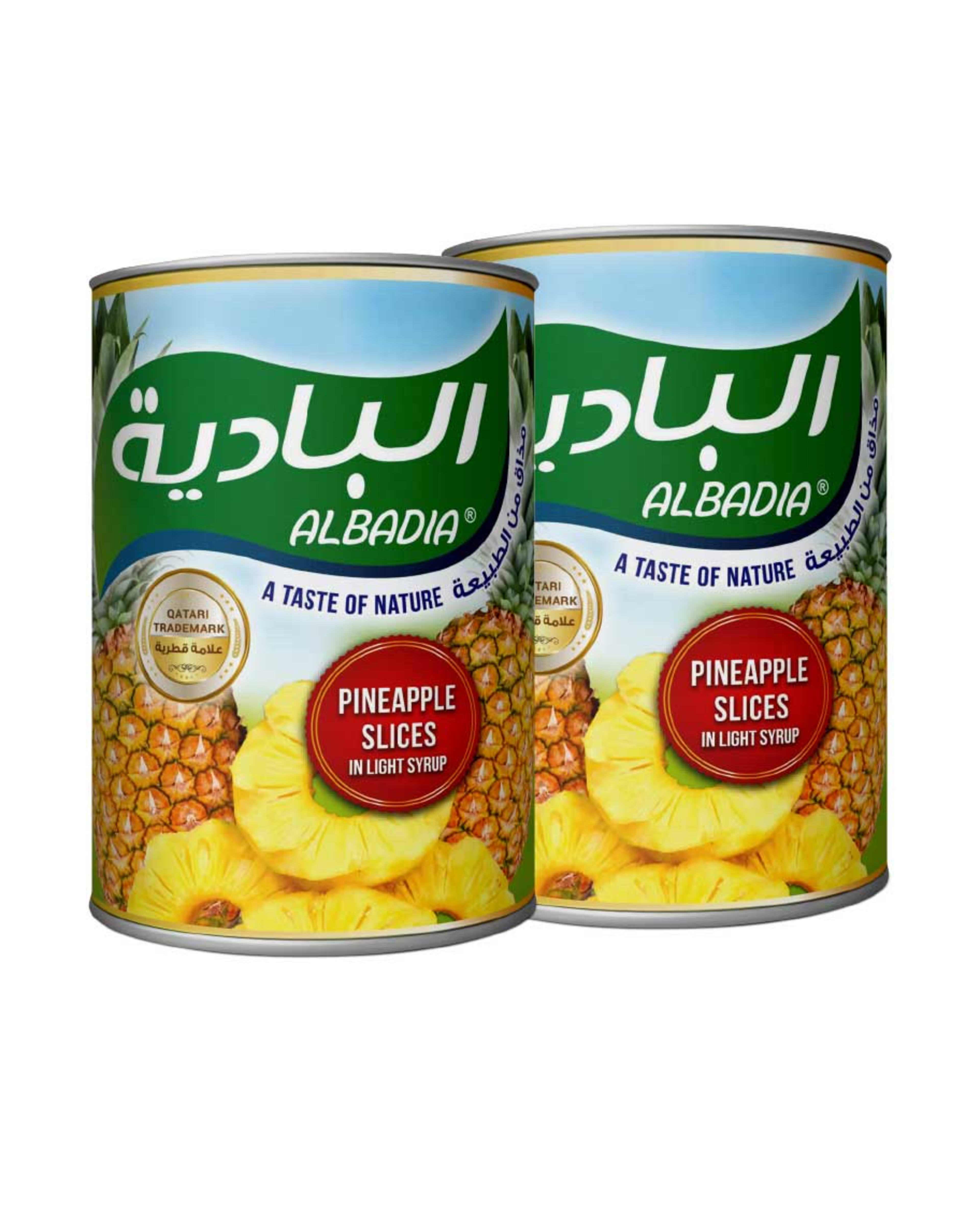 Al Badia Pineapple Slices in L/syrup 2'sx565gm @ 10% Off