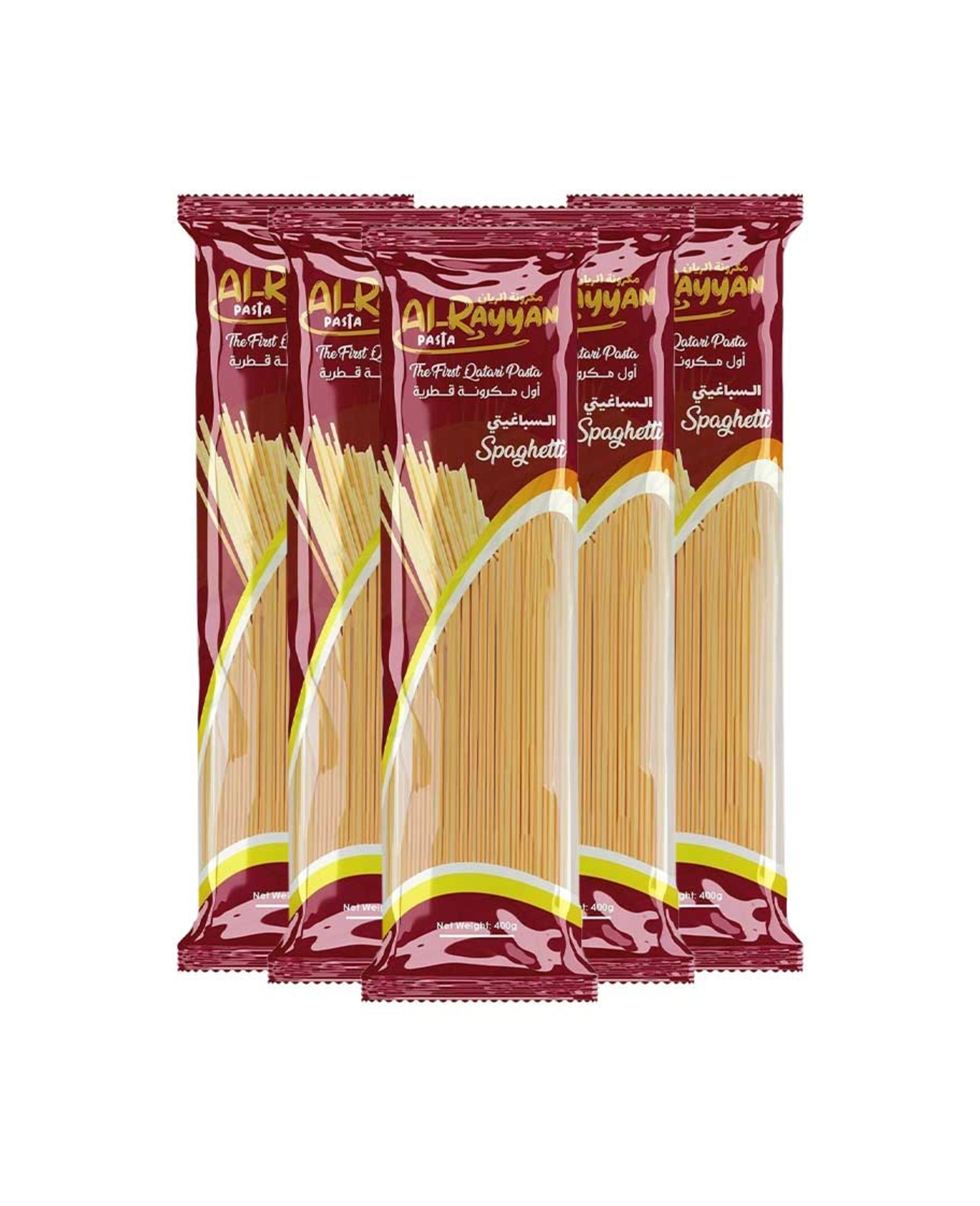 Al Rayyan Spaghetti Pasta 5x400gm - image 2