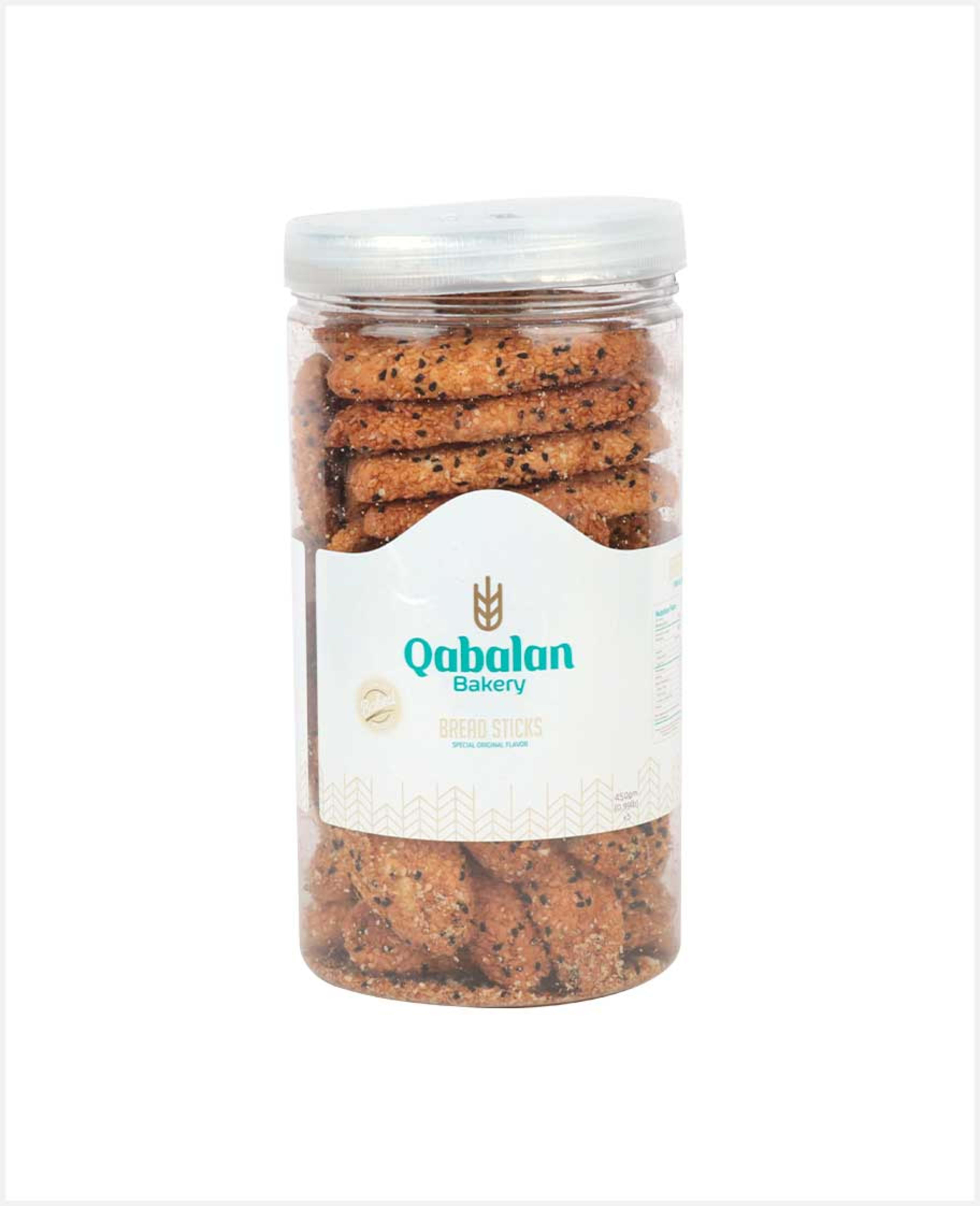Qabalan Bread Sticks with Black Seeds 350gm - image 3