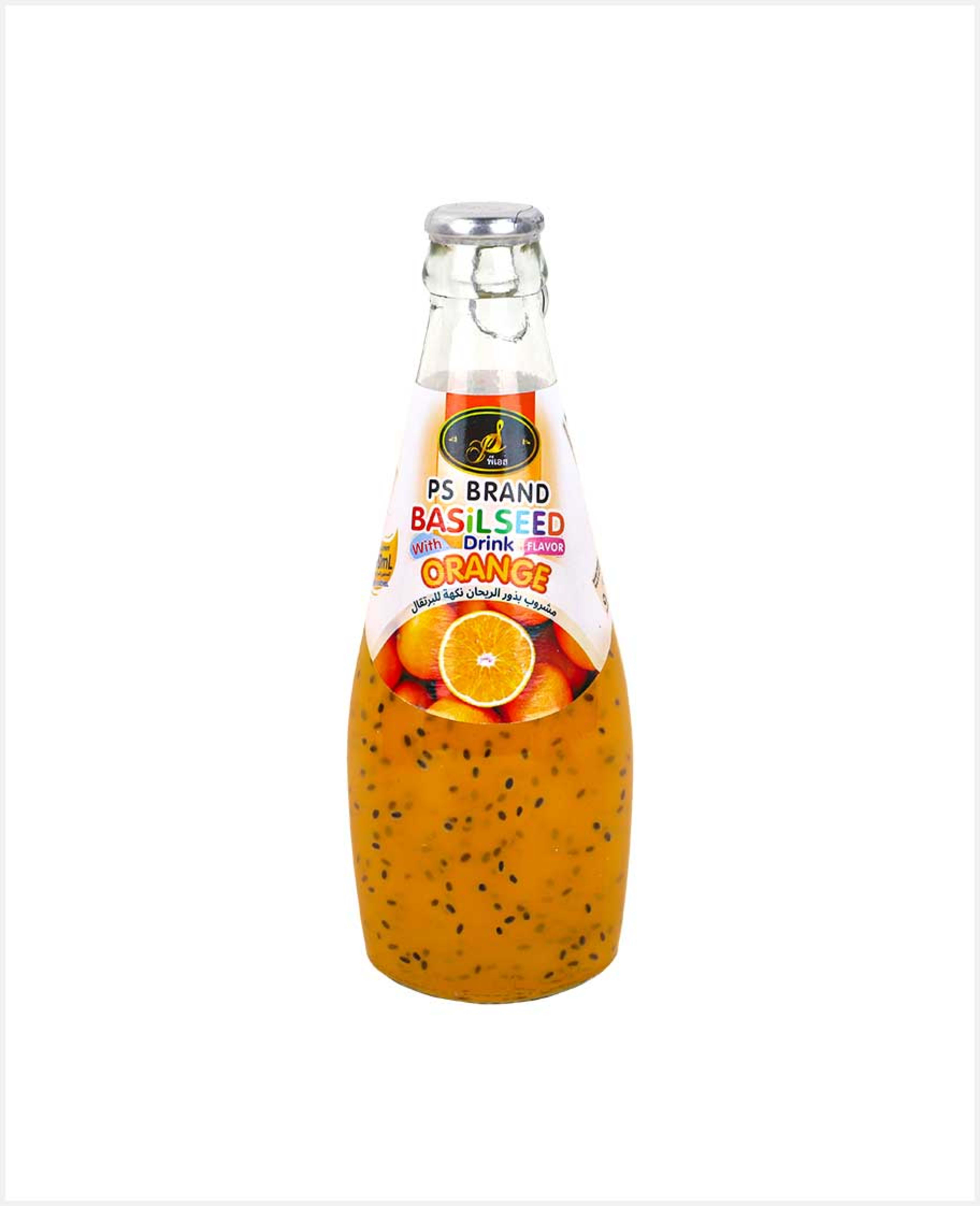 Ps Brand Basil Seed Drink Orange Flavor 290ml - image 3