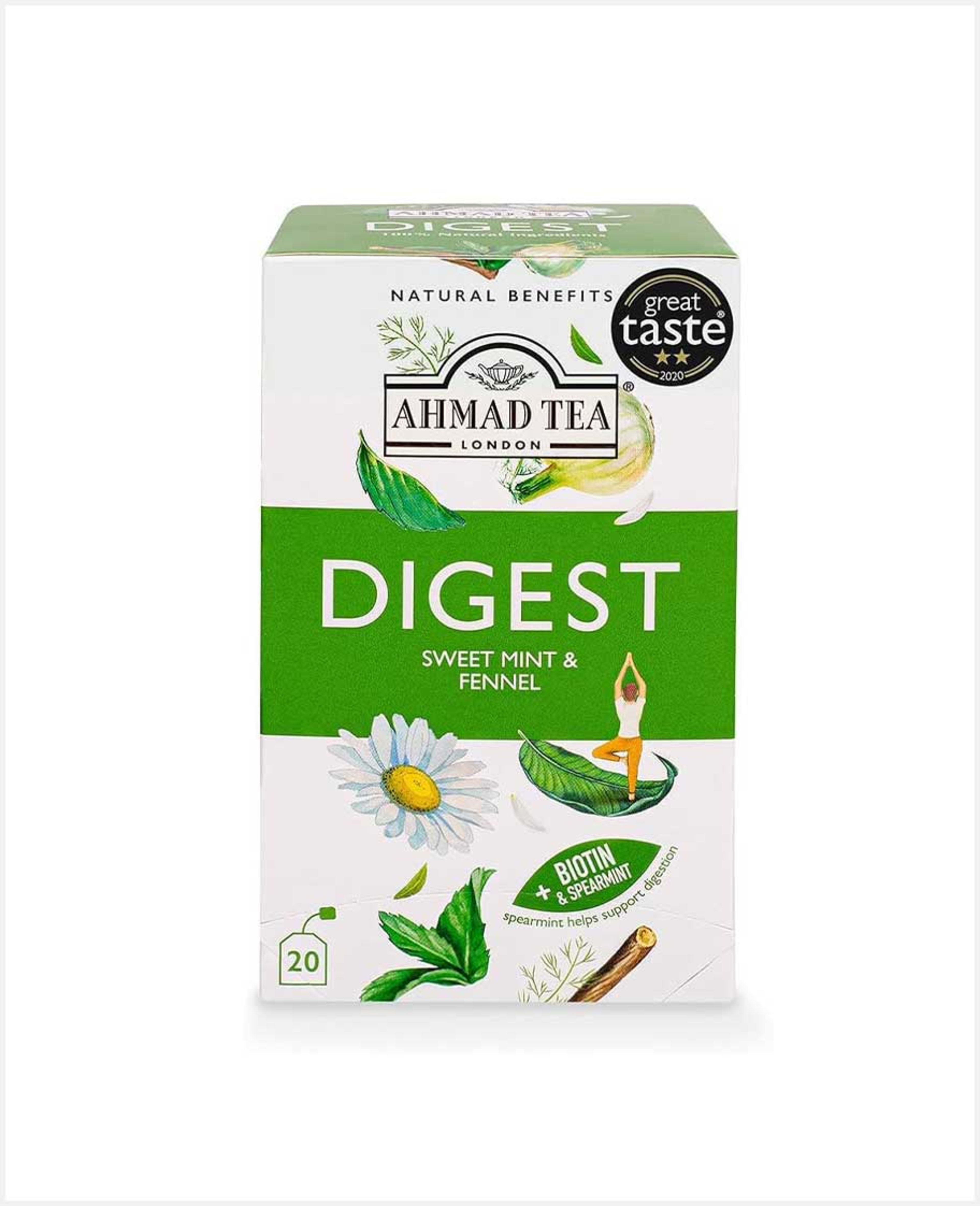 Ahmad Tea Digest Sweet Mint & Fennel 20s 40gm - image 3
