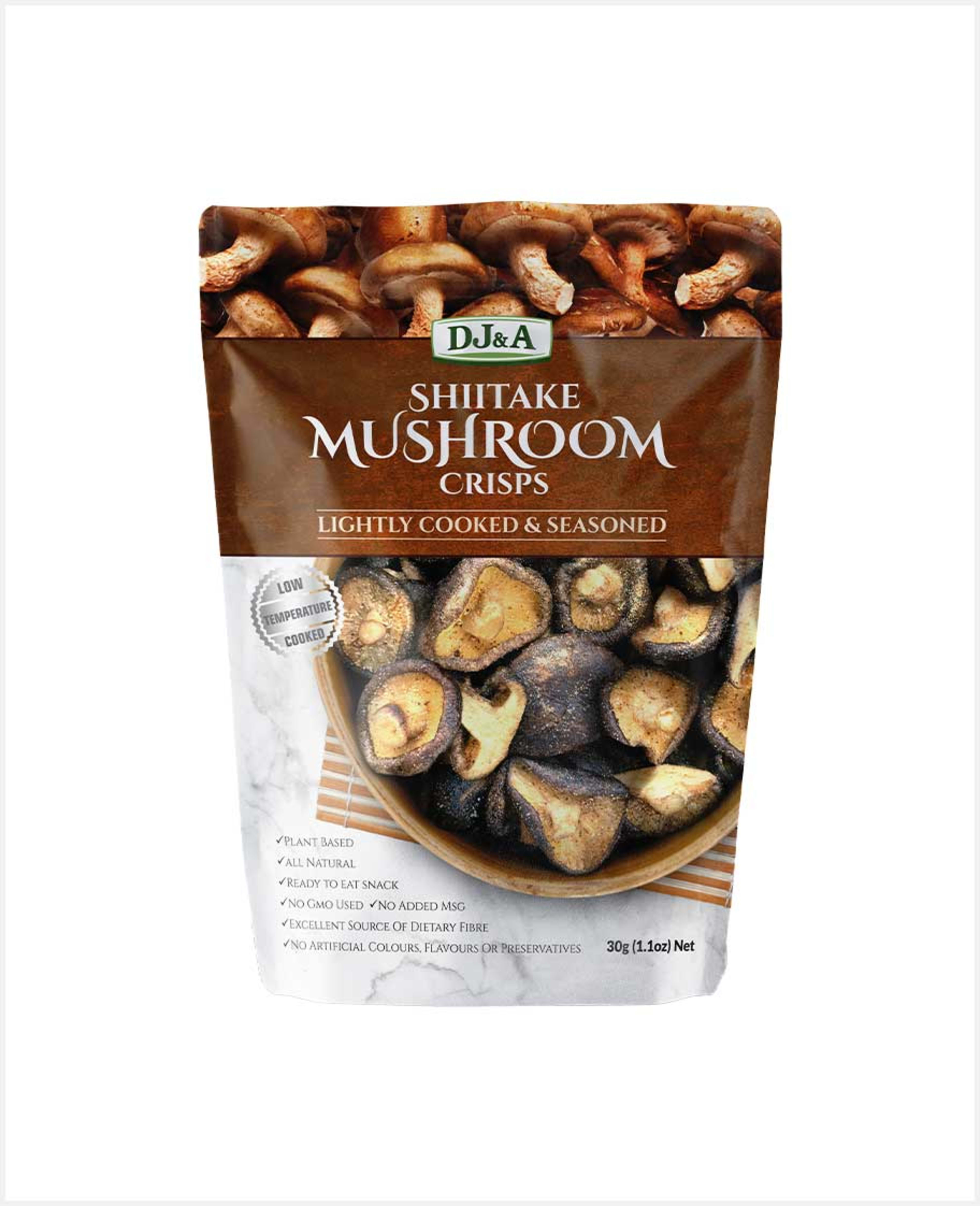 Dj&a Shiitake Mushroom Crisps 30gm - image 3