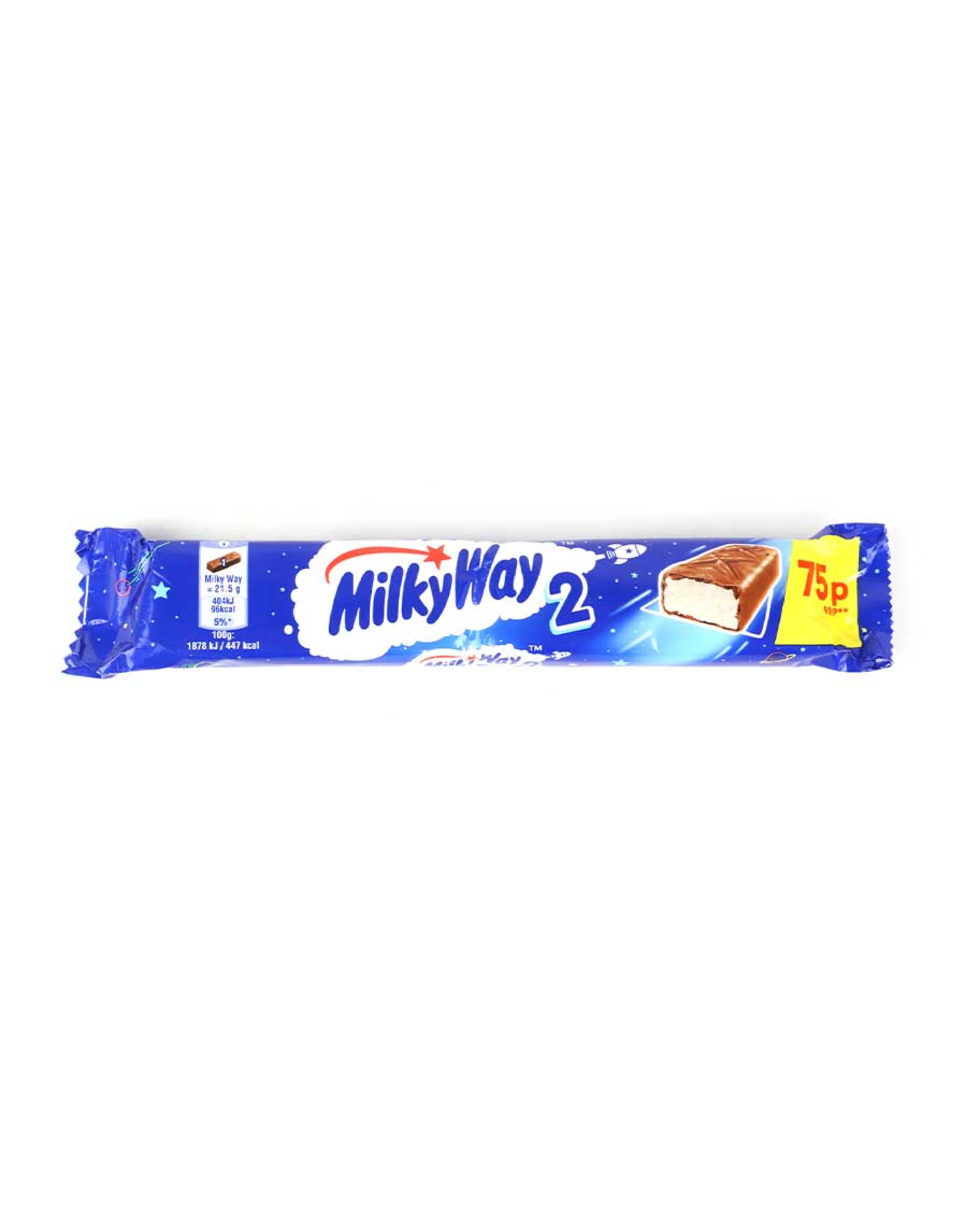 Milky Way 2 Milk Chocolate Bar (2x21.5gm) 43gm - image 2