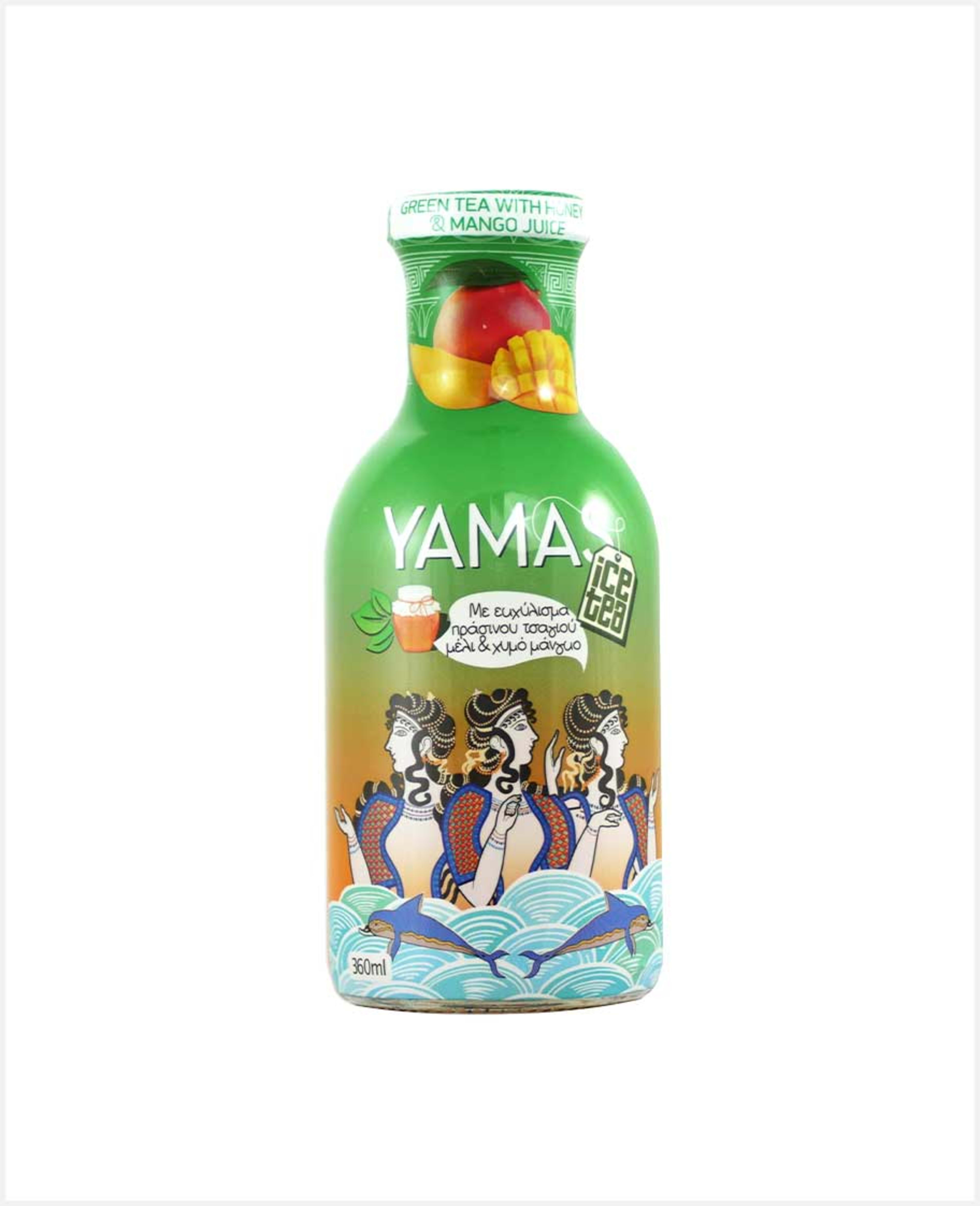 Yamas Green Tea with Honey & Mango Juice 360ml - image 2