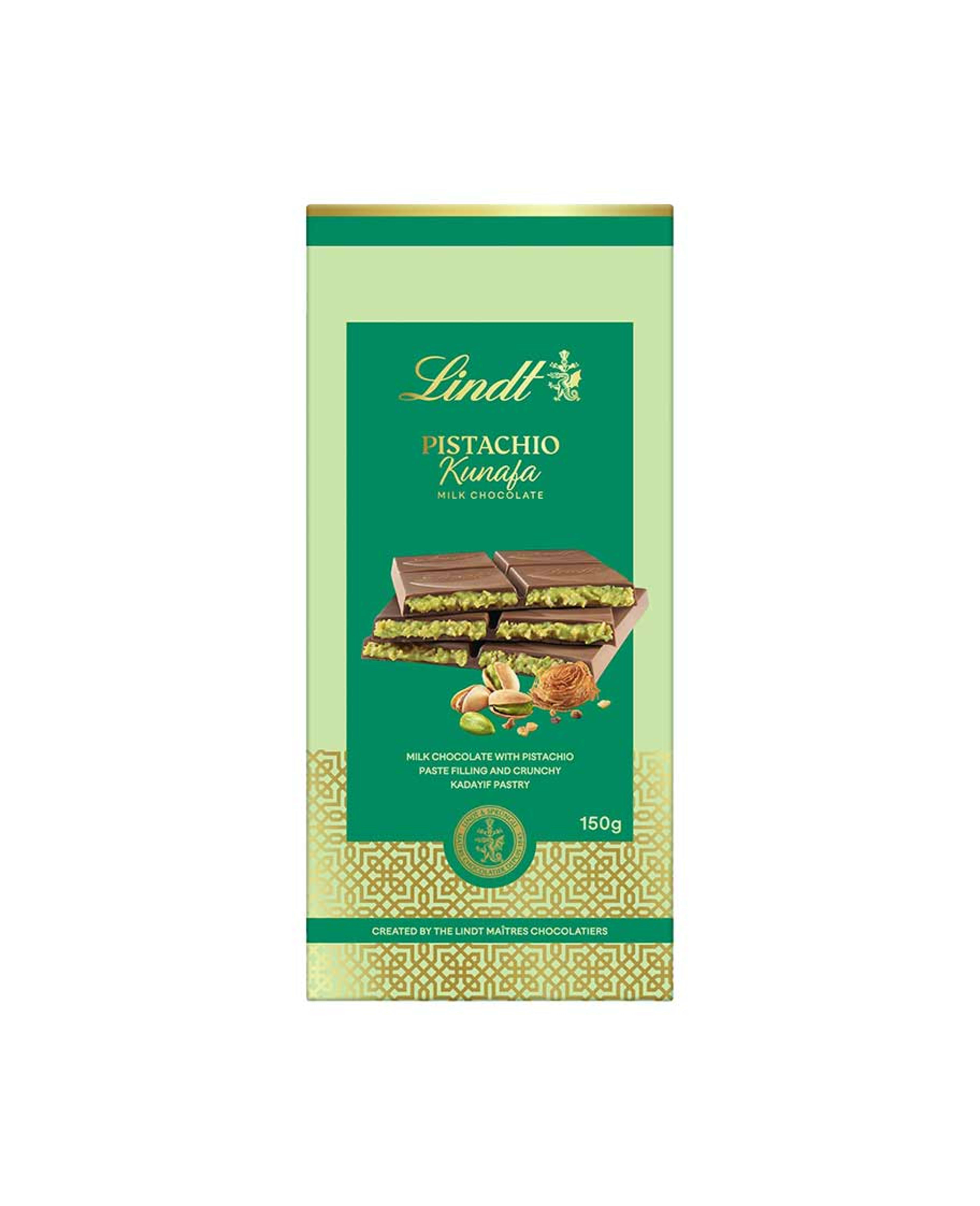 Lindt Pistachio Kunafa Milk Chocolate 150gm - image 2