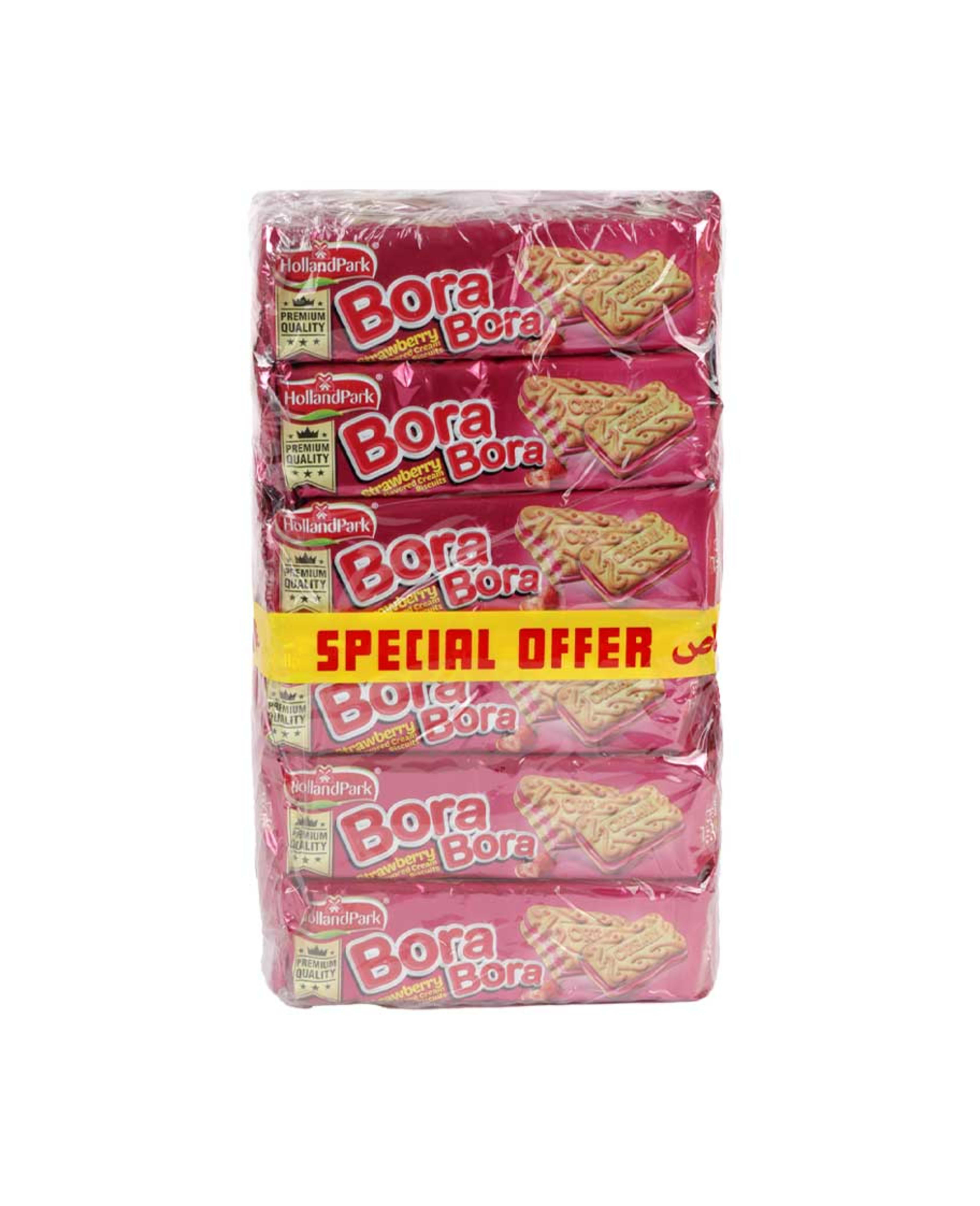 Holland Park Bora Bora Strawberry Cream Biscuits 18x78gm Promo - image 2