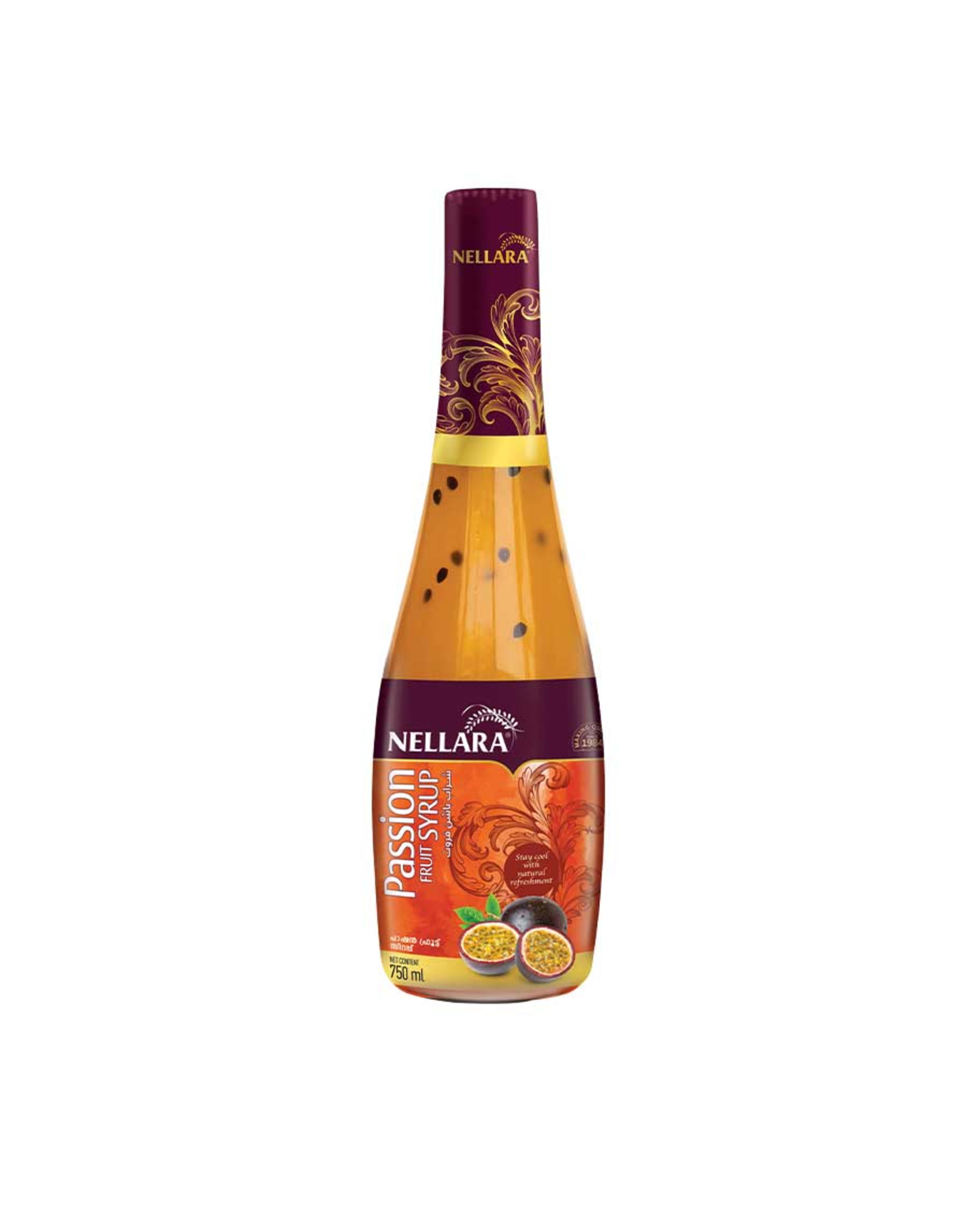 Nellara Passion Fruit Syrup 750ml - image 2